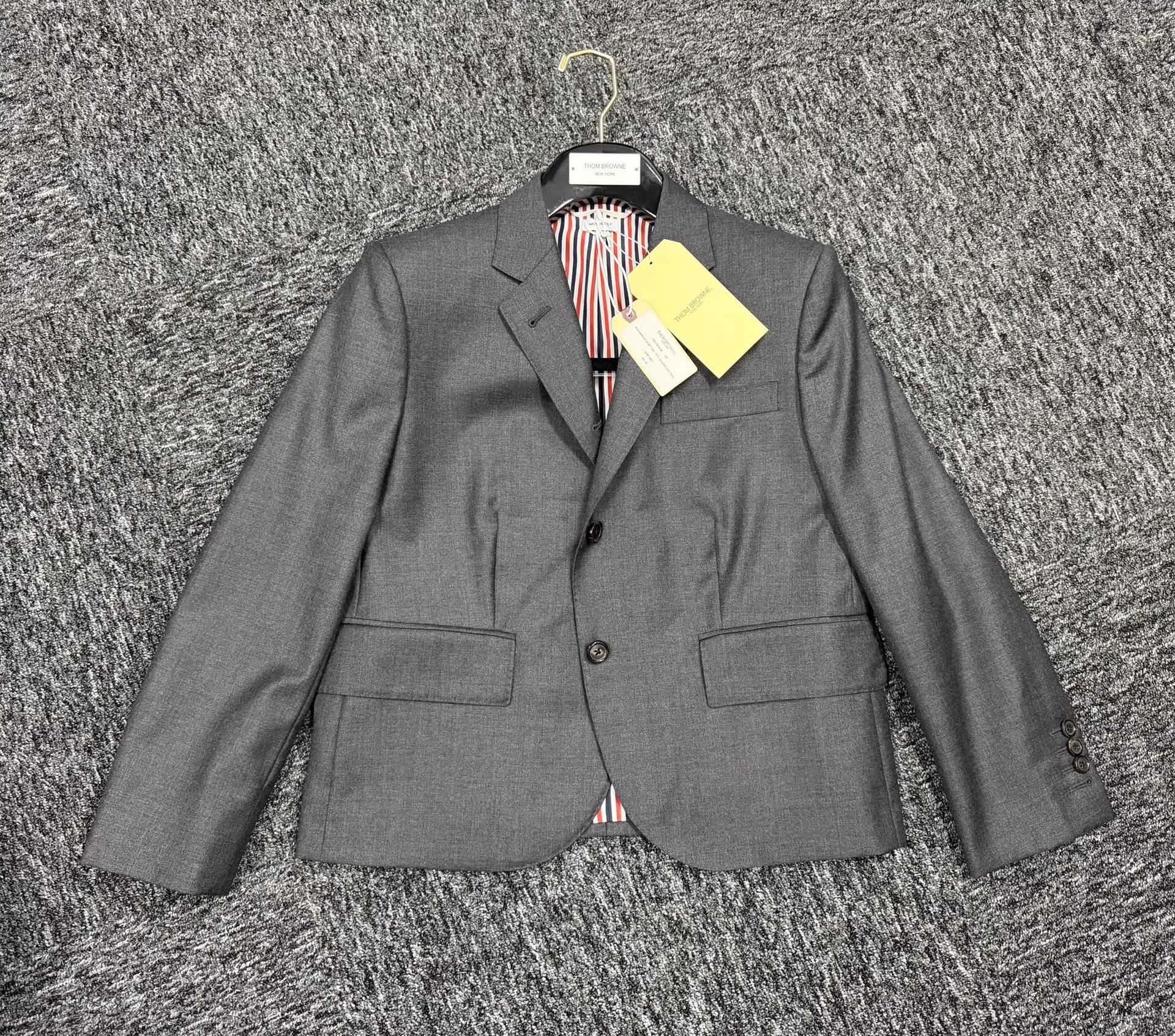 Thom Browne Thom Browne Deep Gray Classic Blazer Size 46 Size L / US 10 / IT 46 - 3 Thumbnail