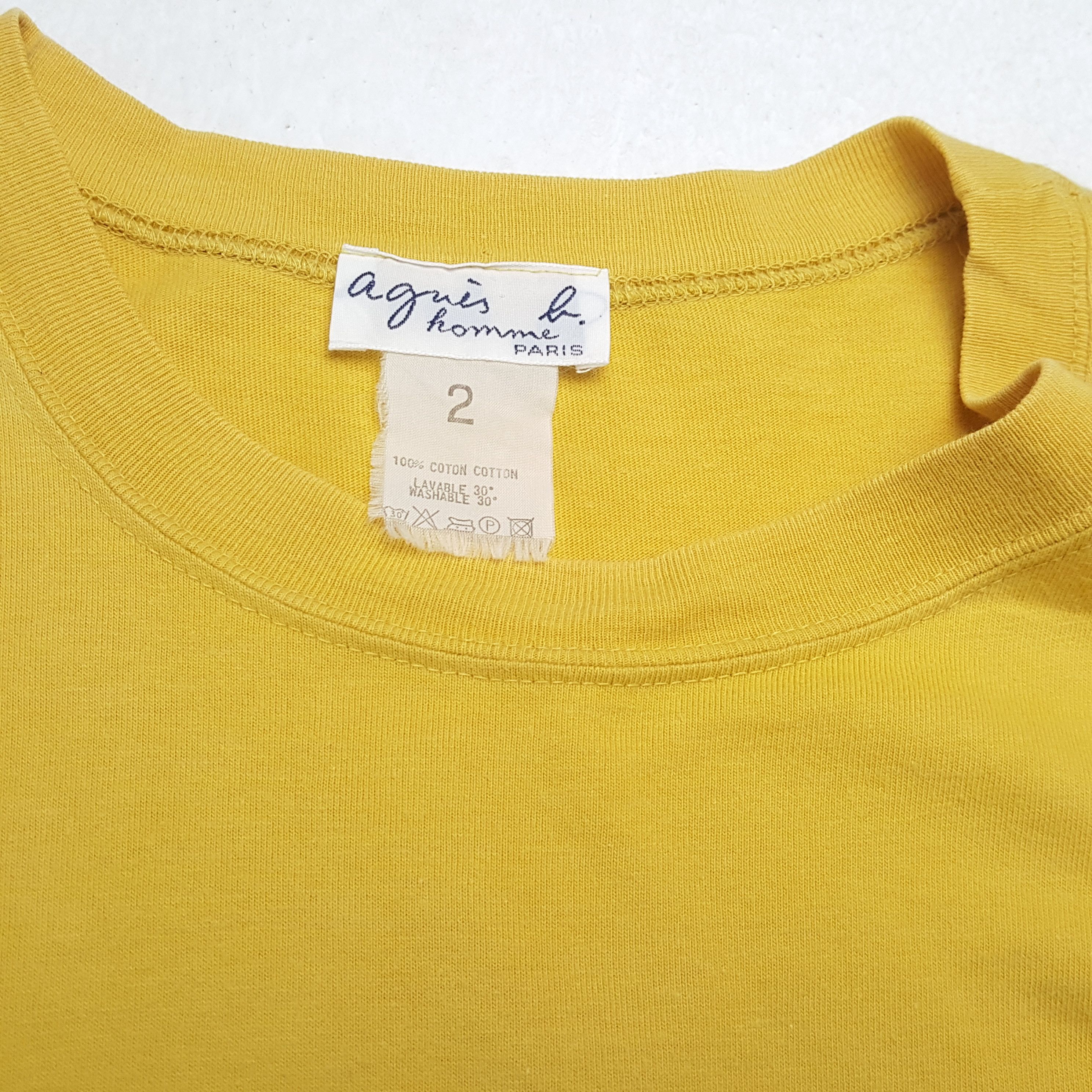 Vintage × agnes b. AGNES B Designer Brand Style Pocket Design Tshirt Size US L / EU 52-54 / 3 - 7 Thumbnail