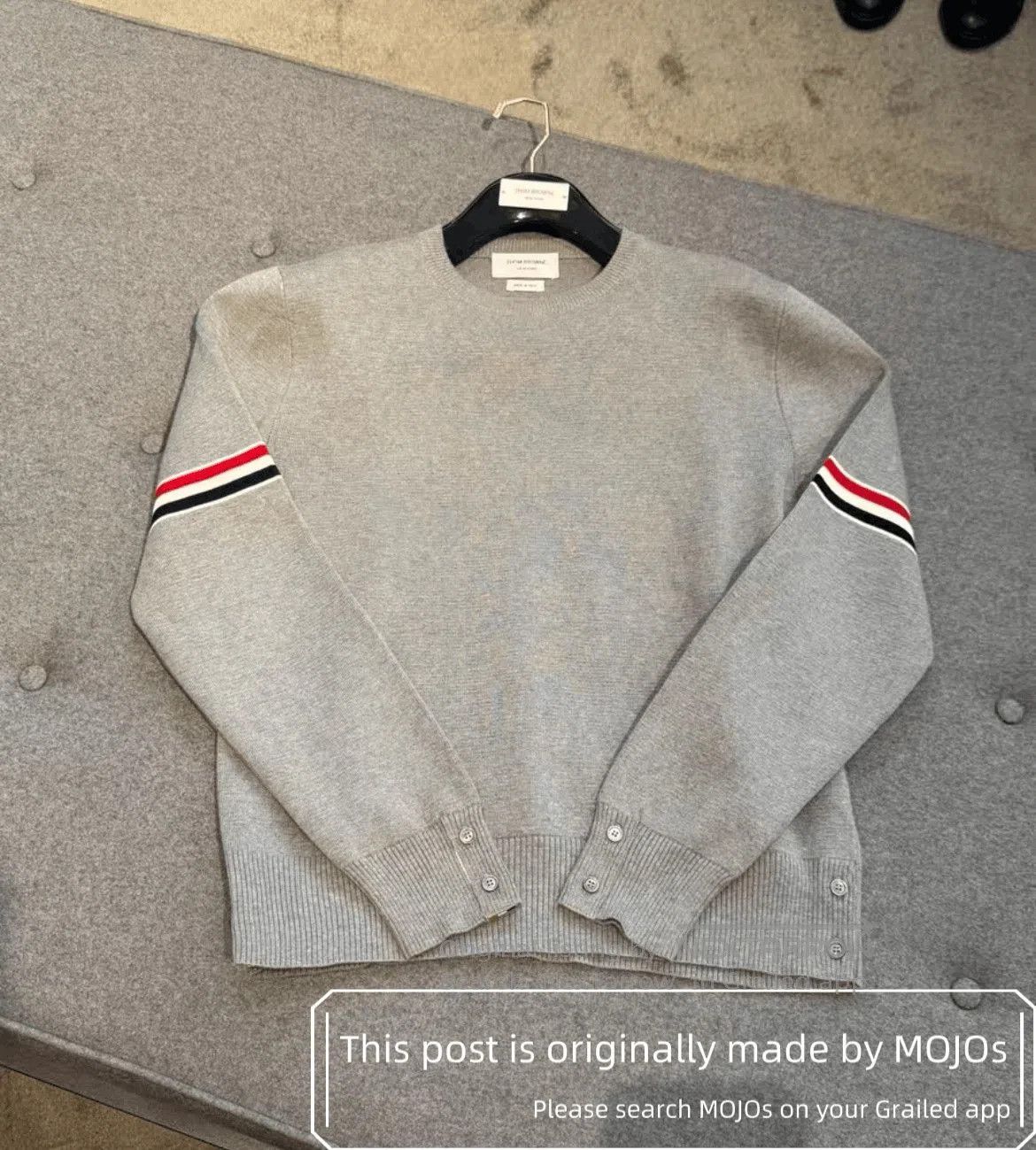 Thom Browne Sz 2 Thom Browne Double Sleeves Stripe Knitwear Sweater. Size US M / EU 48-50 / 2 - 3 Thumbnail