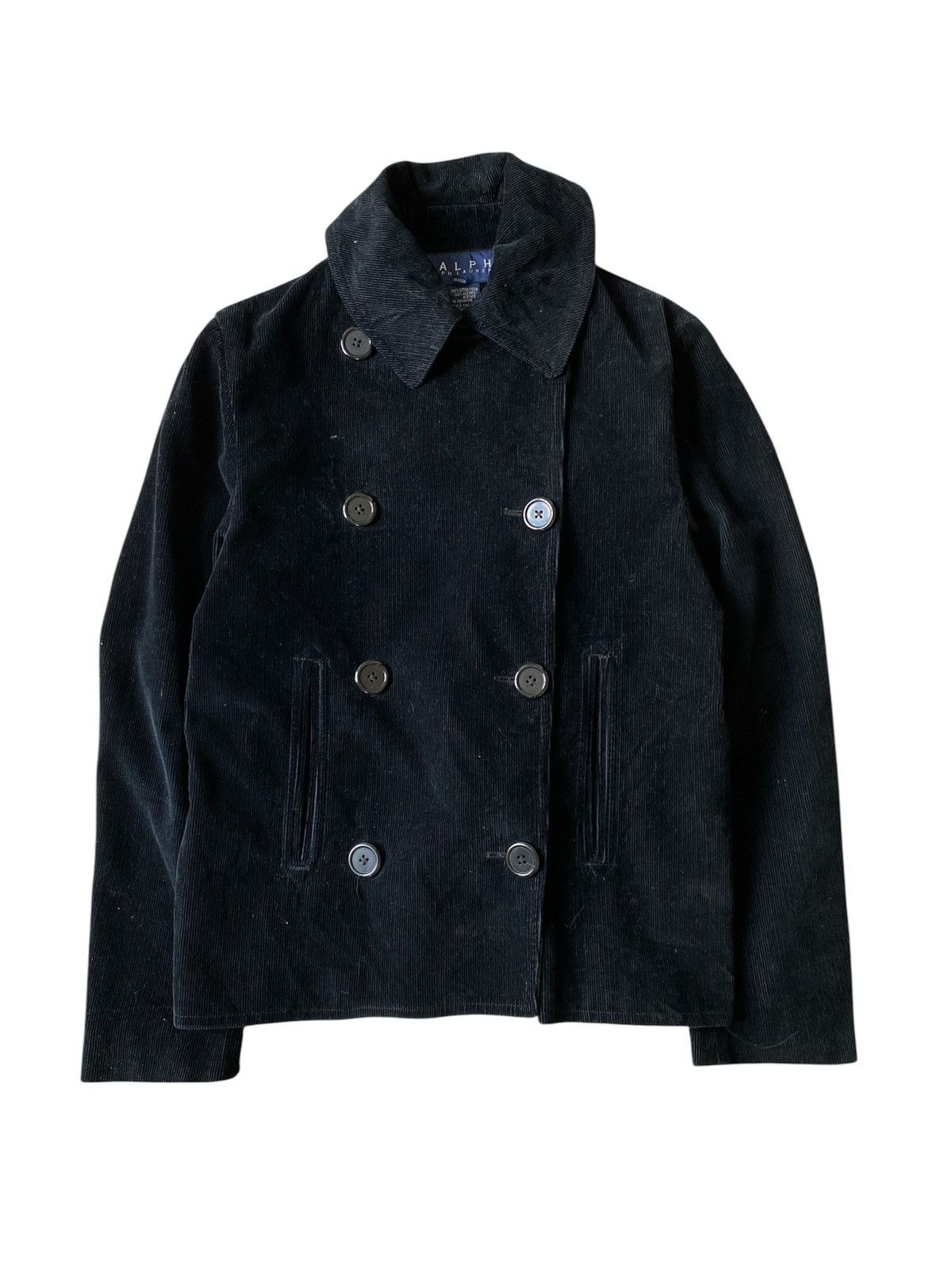 Ralph Lauren Vintage 90s Ralph Lauren Double Breasted Corduroy Jacket Size US S / EU 44-46 / 1 - 1 Thumbnail