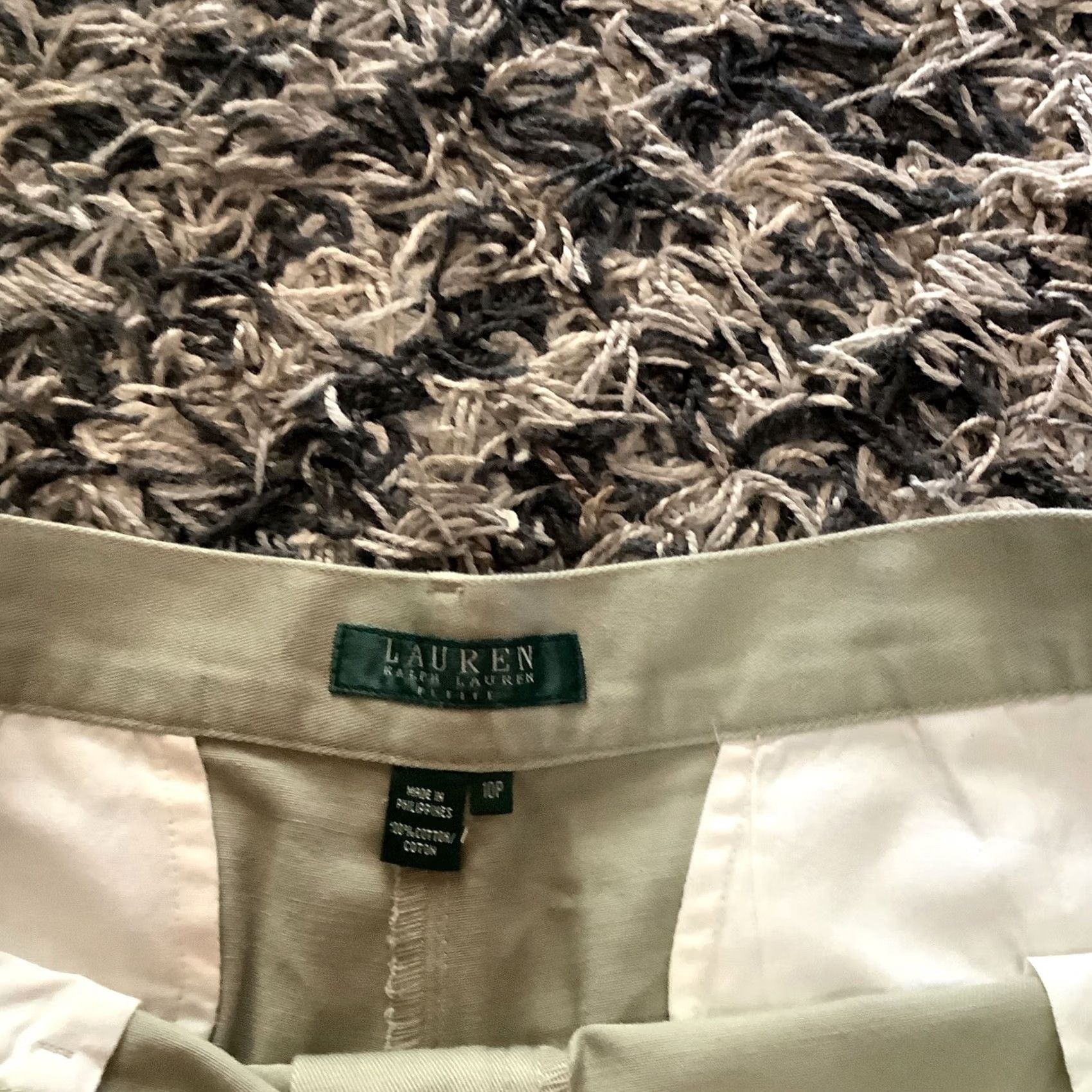 Ralph Lauren Lauren Ralph Lauren Khakis & Chinos Shorts Petite Womens 10P Beige Tan Casual Womens Size 32" / US 10 / IT 46 - 6 Thumbnail