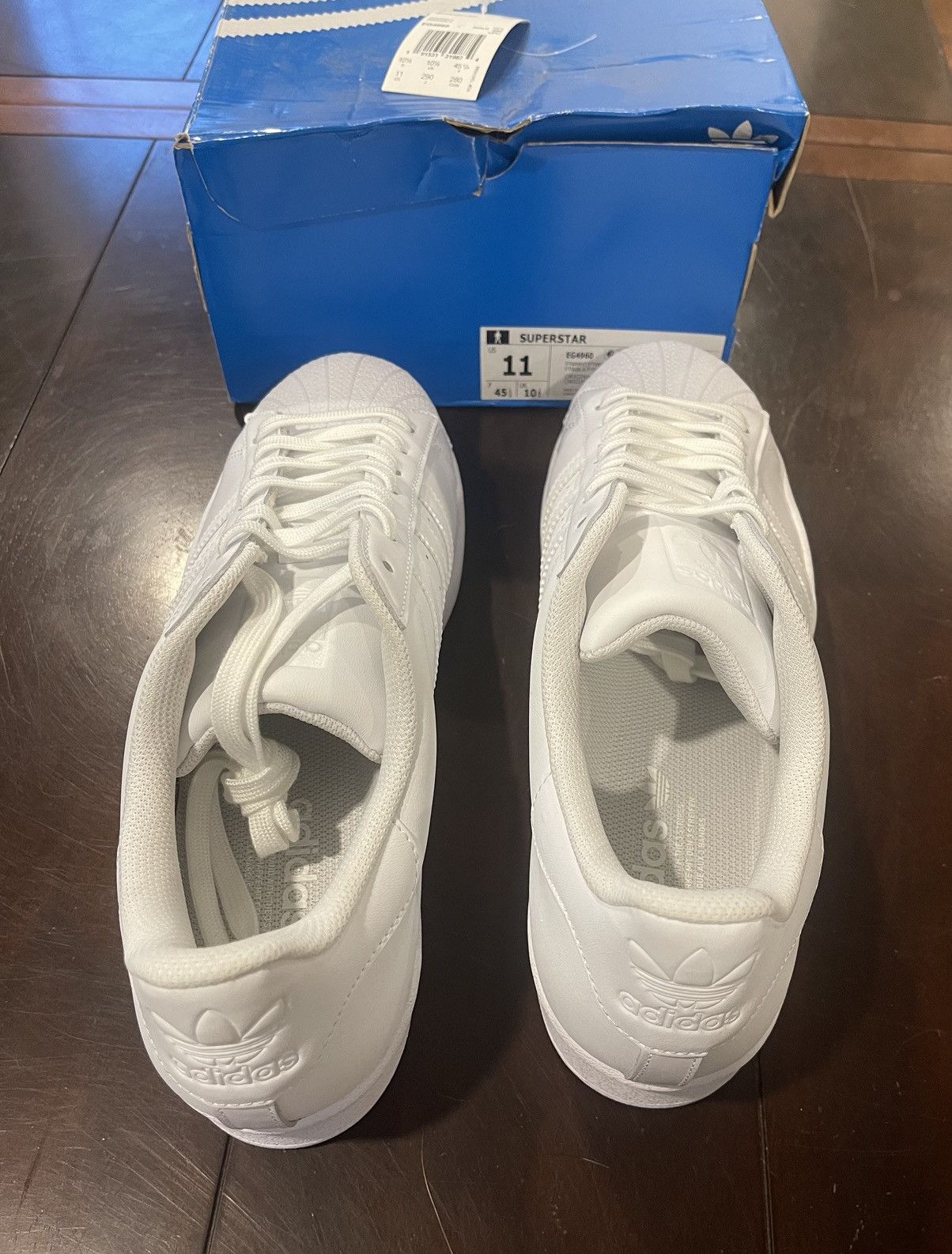 Adidas Adidas shell toes superstar Size US 11 / EU 44 - 3 Thumbnail