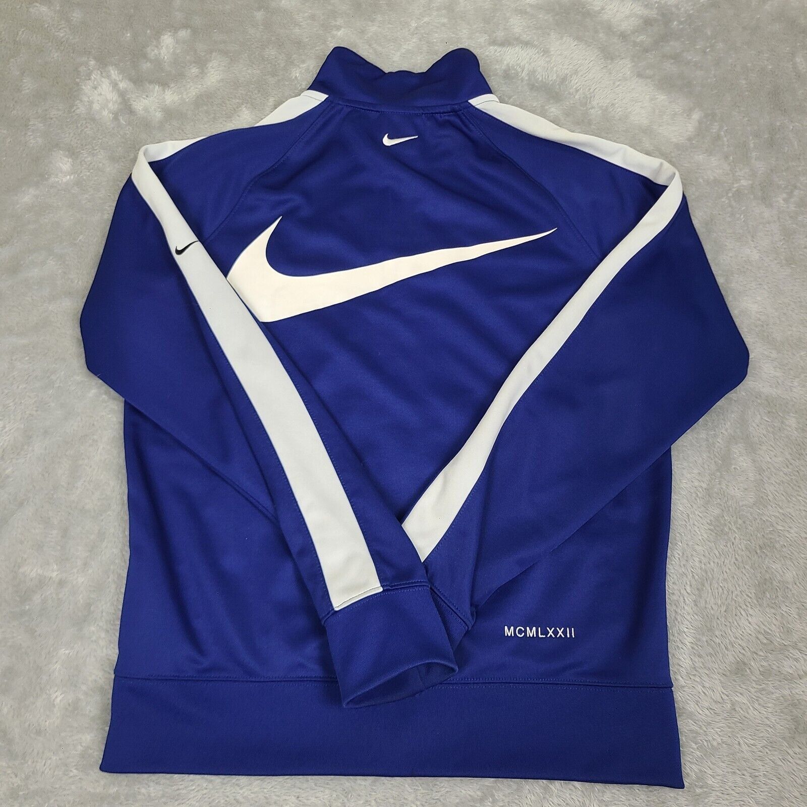 Nike Nike Jacket Mens Small Blue Basketball Swoosh Full Zip Trac Size US S / EU 44-46 / 1 - 7 Thumbnail