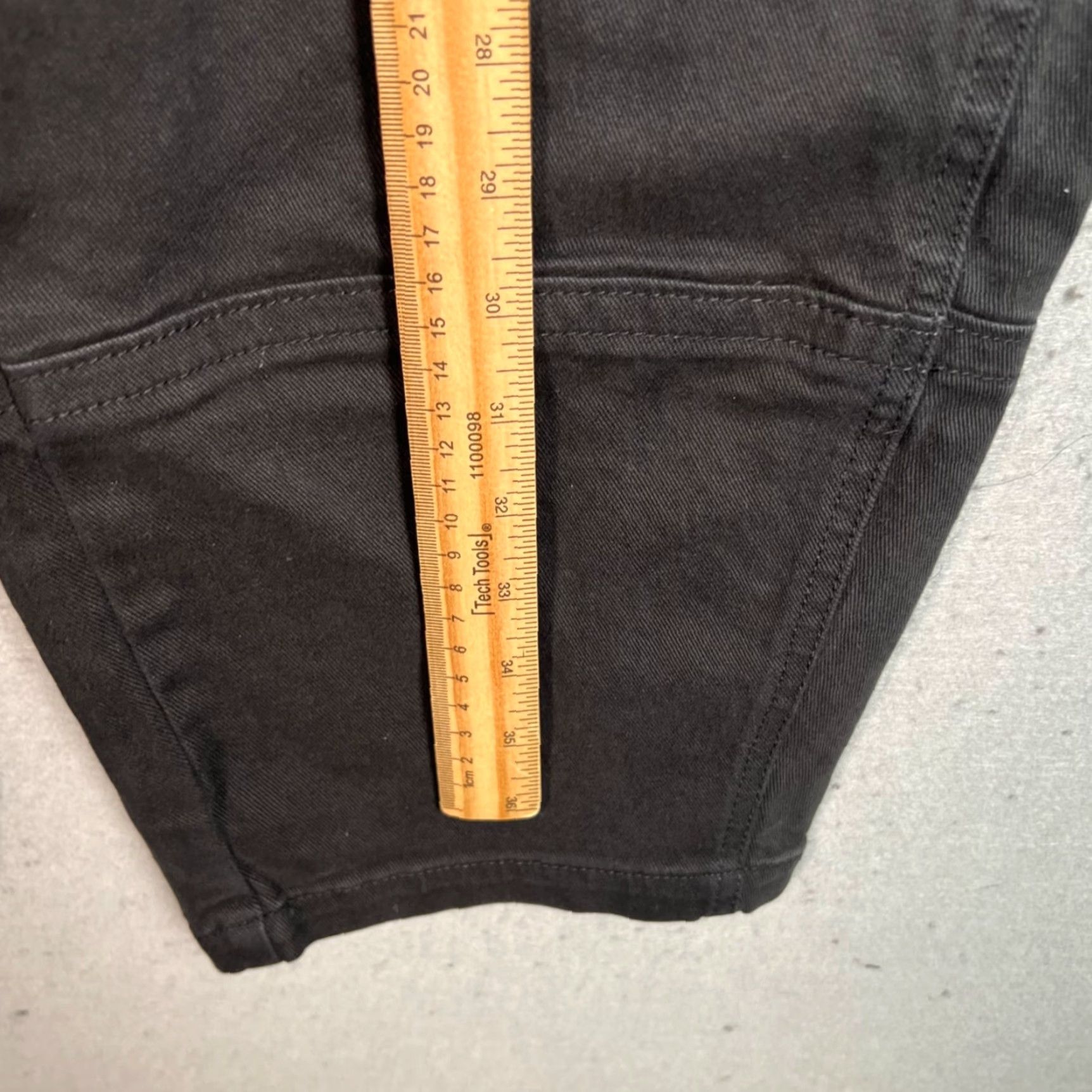 Everlane Everlane Black High-Waisted Cotton Tapered Pants Womens Size 6T Size 28" / US 6 / IT 42 - 6 Thumbnail