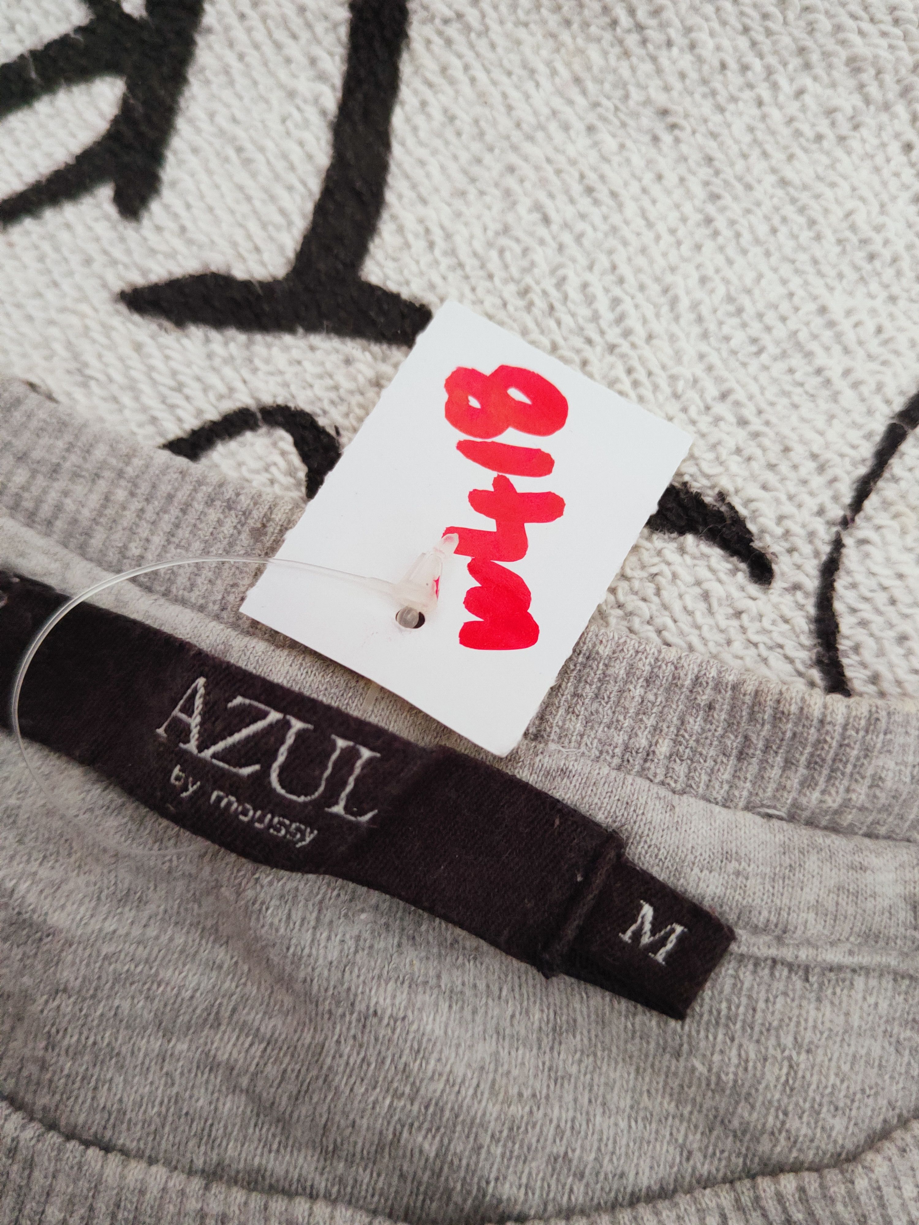 Japanese Brand × MOUSSY × Vintage Azul by Moussy Gray Sweatshirts #W418 Size M / US 6-8 / IT 42-44 - 14 Thumbnail