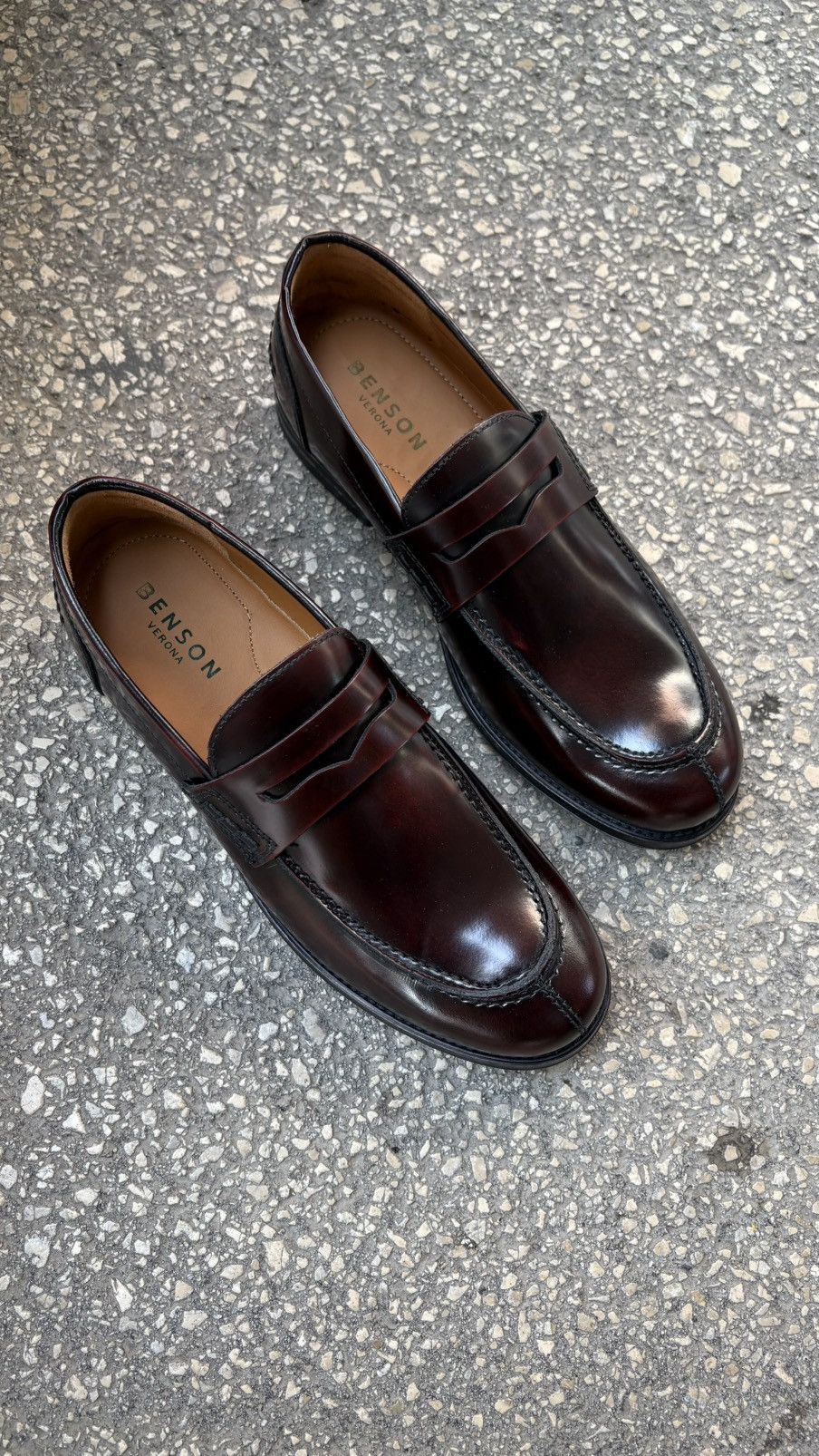Other Handcrafted Italian Penny Loafer 9,5 – Bordeaux Elegance Size US 9.5 / EU 42-43 - 18 Thumbnail