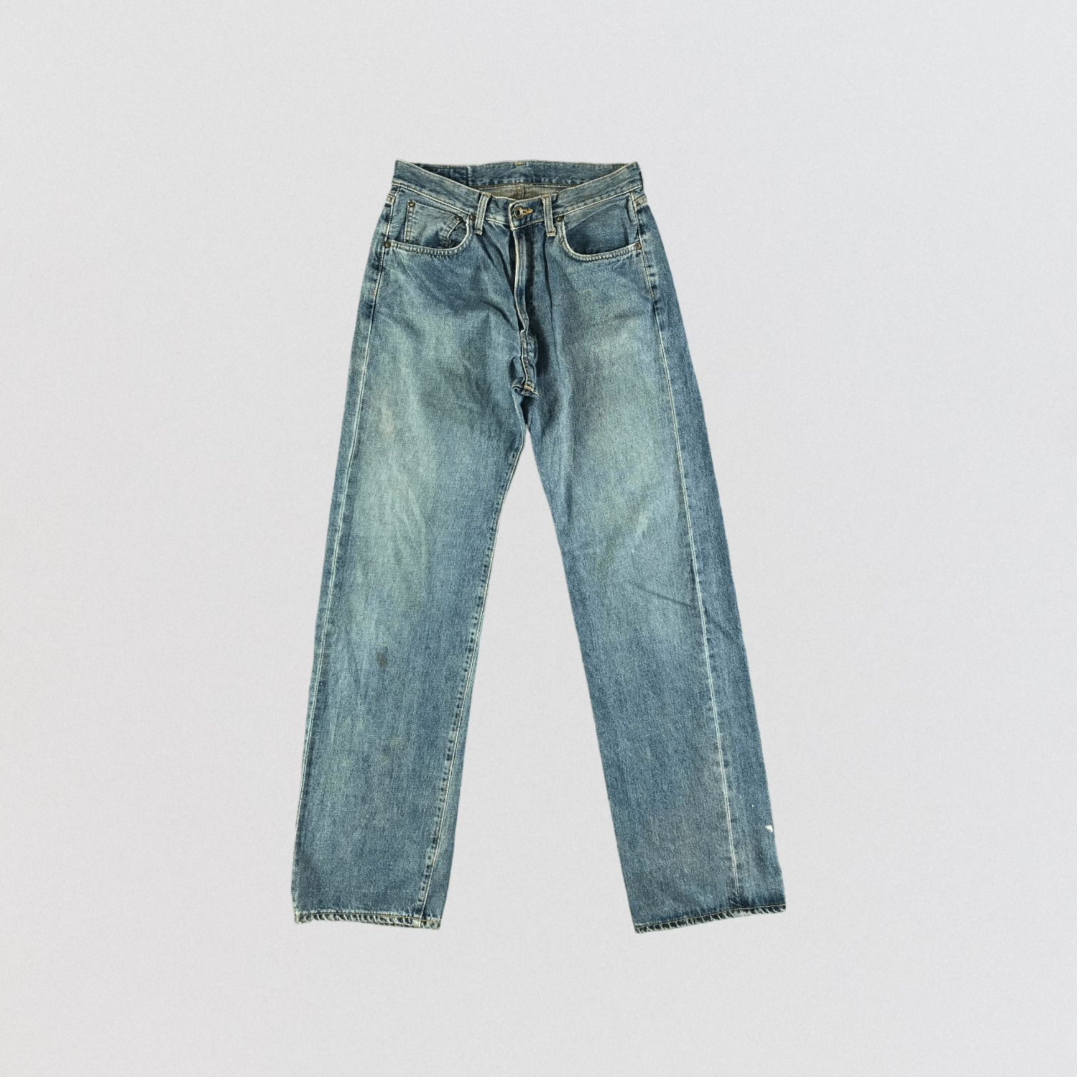 Edwin Vintage Blue Wash Edwin 505 Selvedge Jeans-JM3587 Size US 30 / EU 46 - 1 Thumbnail