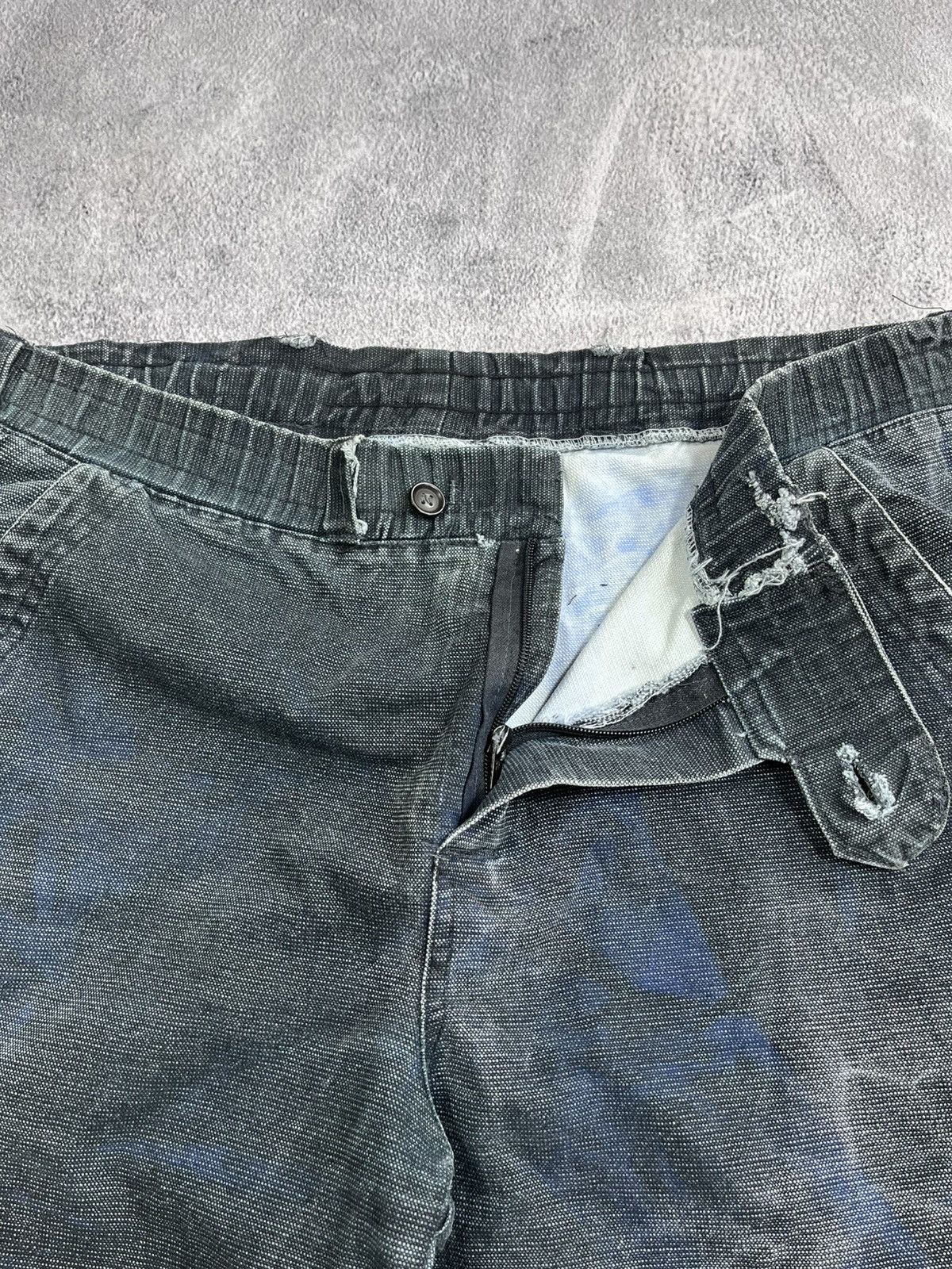 Japanese Brand × Vintage Vintage Y2K style Japanese faded wide washed trousers Size US 36 / EU 52 - 4 Thumbnail