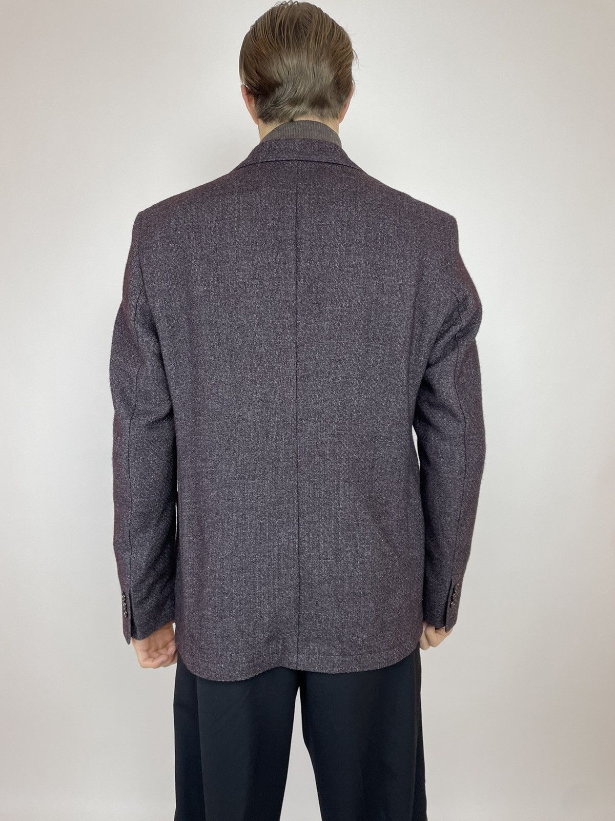 Bugatti Bugatti Wool Unlined blazer toscana pockets Mens size 58 Size 54R - 6 Thumbnail