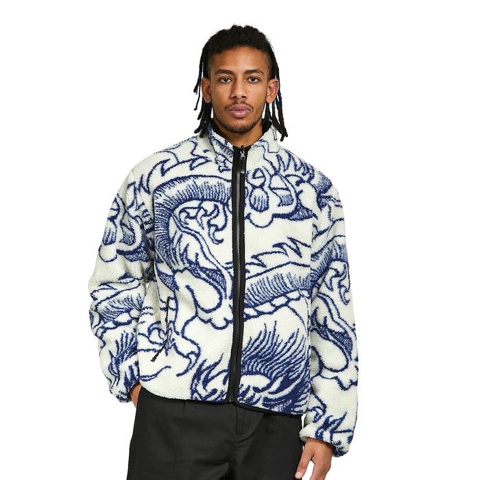 Stussy Dragon Sherpa Jacket | Grailed