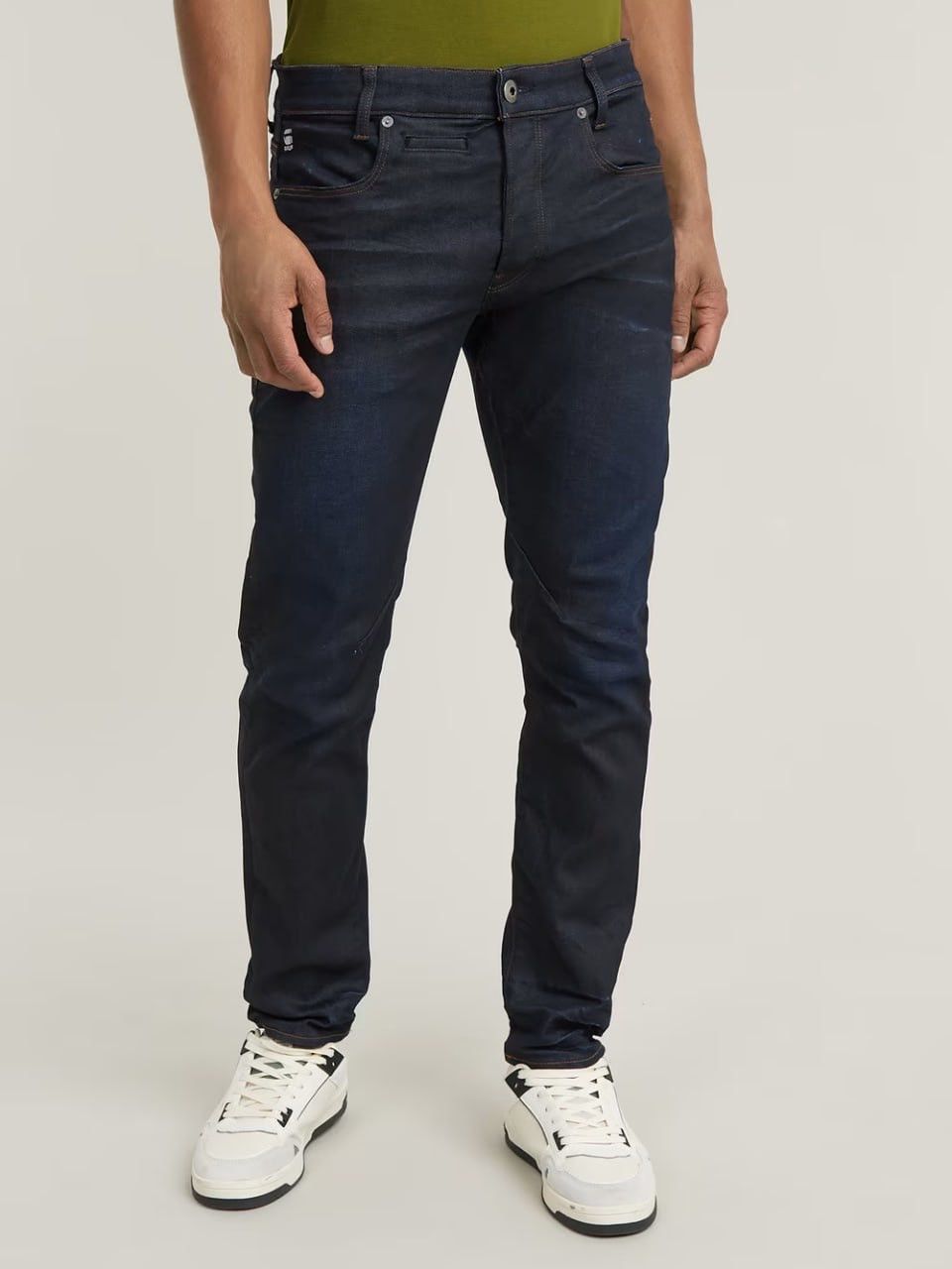 G-Star G Star d-staq slim Dark Wax Black Denim jeans Vintage LGB Size US 36 / EU 52 - 3 Thumbnail