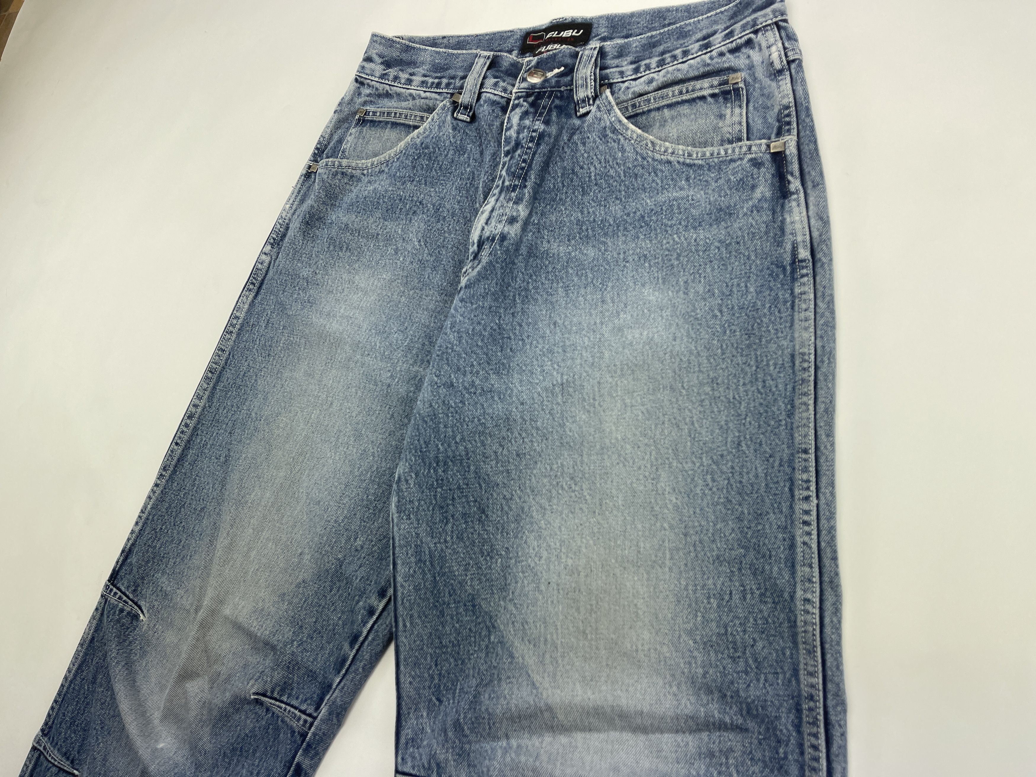 Fubu FUBU jeans, vintage baggy jeans, 90s hip hop skater Y2K 34 Size US 34 / EU 50 - 10 Thumbnail