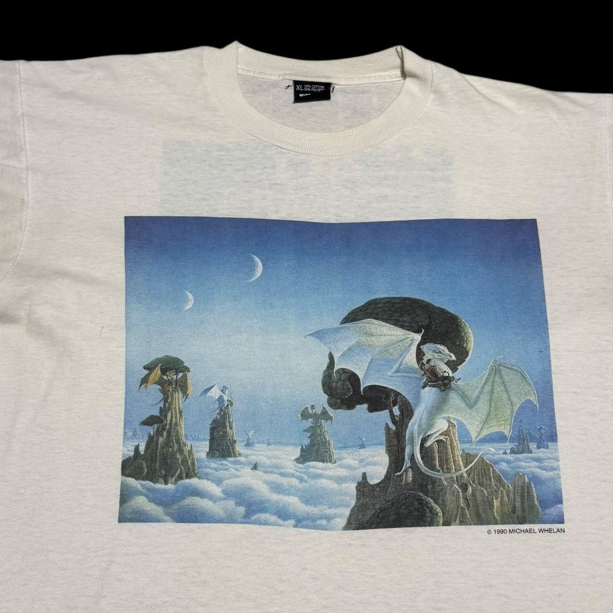 Vintage 1990 Michael Whelan Science Fiction Book Club Shirt Men's XL Size US XL / EU 56 / 4 - 2 Thumbnail