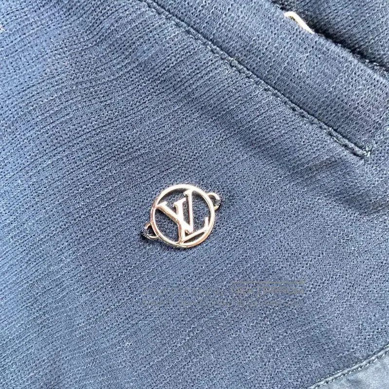 Louis Vuitton Louis Vuitton XL Blue Cotton Women's Jacket . Size XL / US 12-14 / IT 48-50 - 3 Thumbnail
