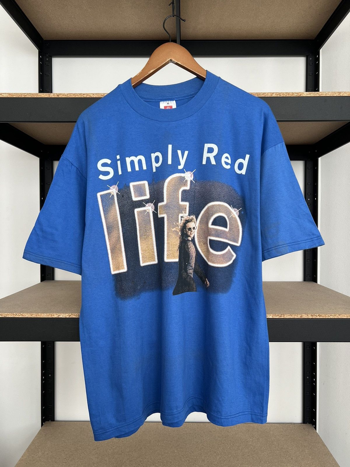 Band Tees Vintage 1996 Simply Red Life Live 96 Tour Pop Band T-shirt Size US XL / EU 56 / 4 - 1 Thumbnail