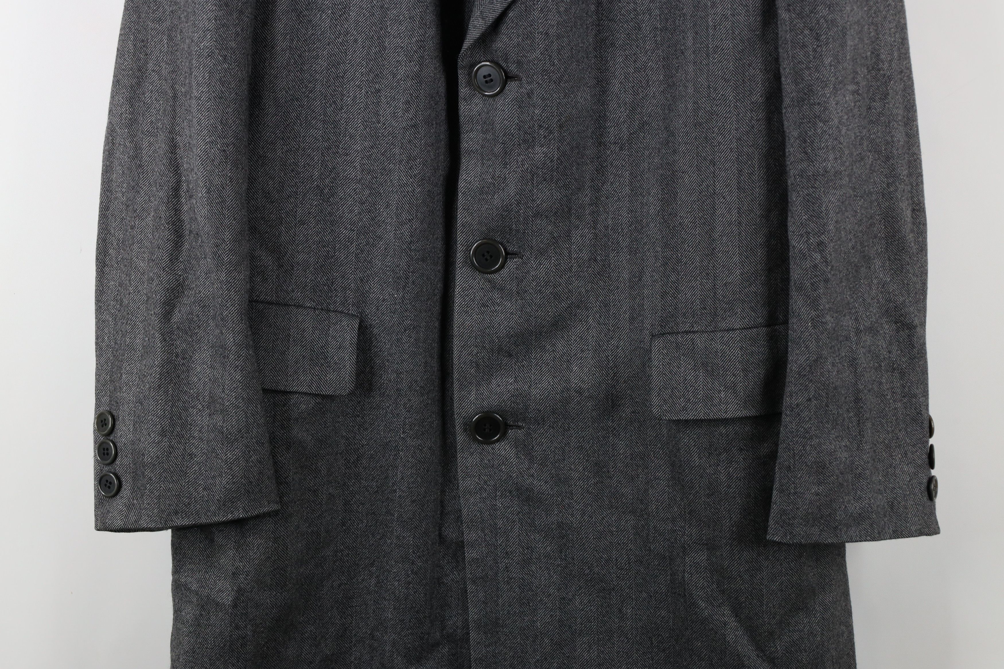 Hickey Freeman × Vintage Vintage 70s Hickey Freeman Overcoat Jacket Gray USA Size US XXL / EU 58 / 5 - 3 Thumbnail
