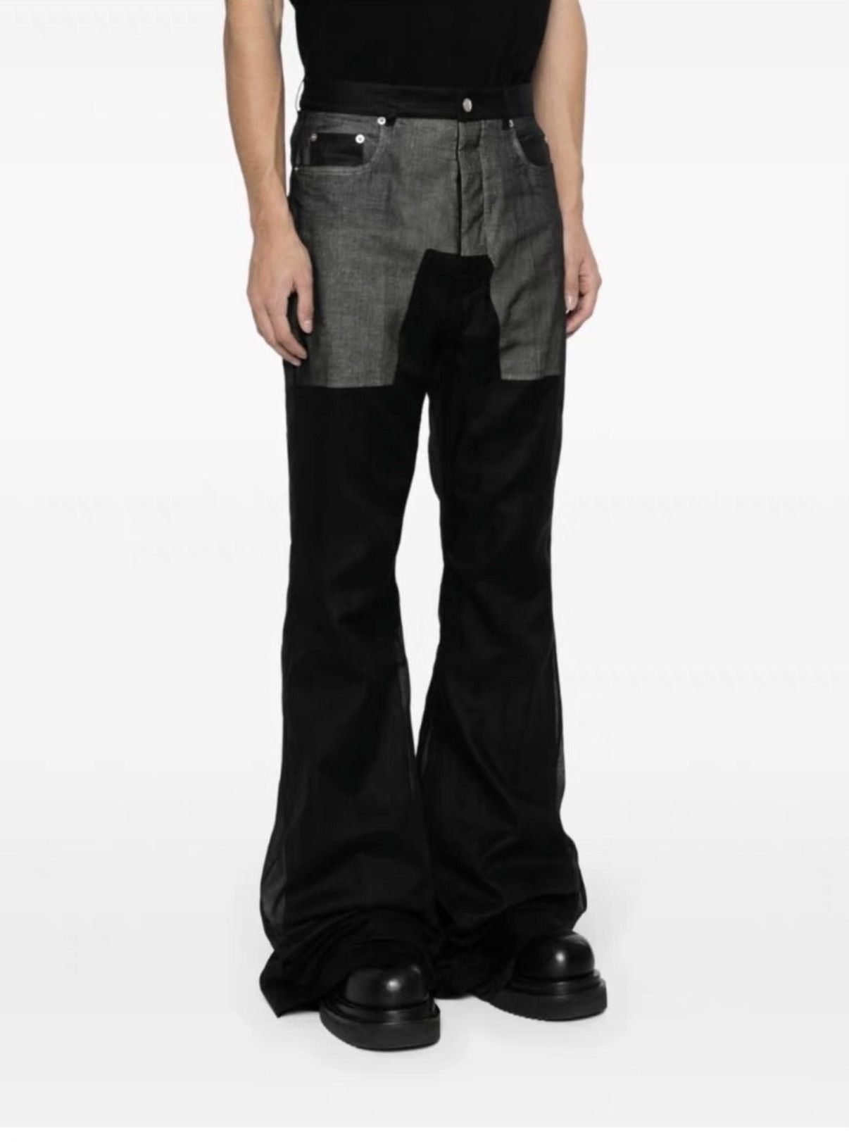 Rick Owens Rick Owens Mainline Men's Flare Trousers Size US 28 / EU 44 - 1 Thumbnail