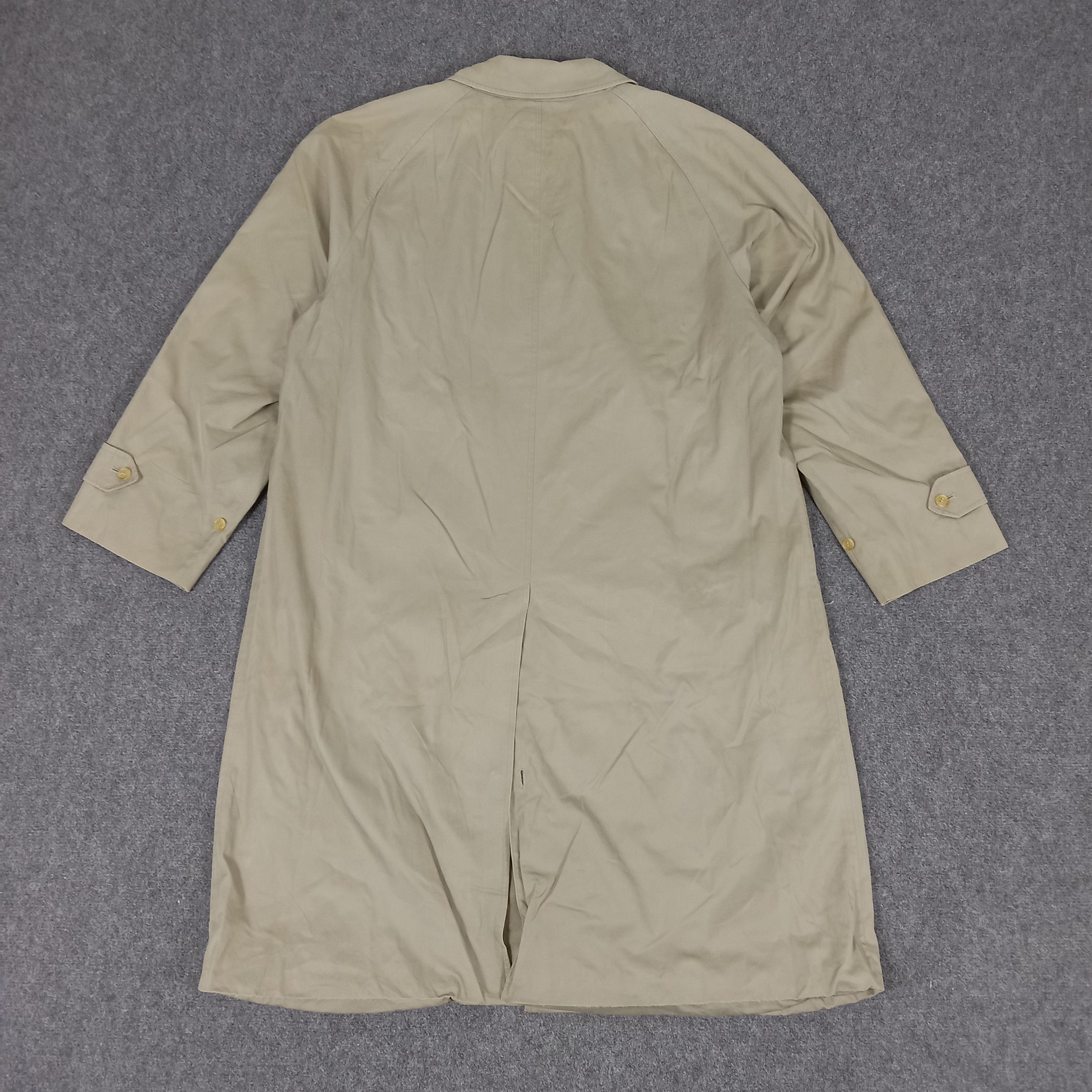 Burberry × Vintage Burberry Italian Brand Trench Coat Jacket Size US XL / EU 56 / 4 - 4 Thumbnail