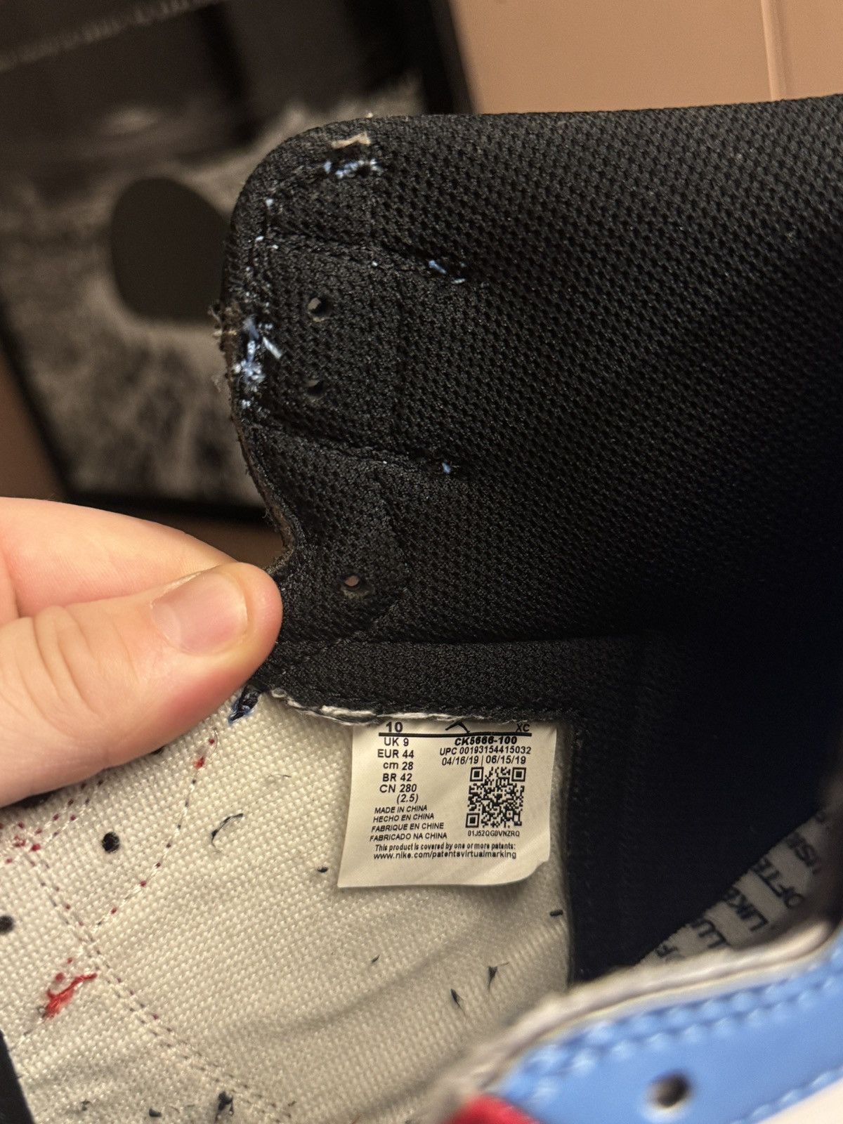 Jordan Brand Air Jordan 1 retro high OG “fearless” Size US 10 / EU 43 - 8 Thumbnail