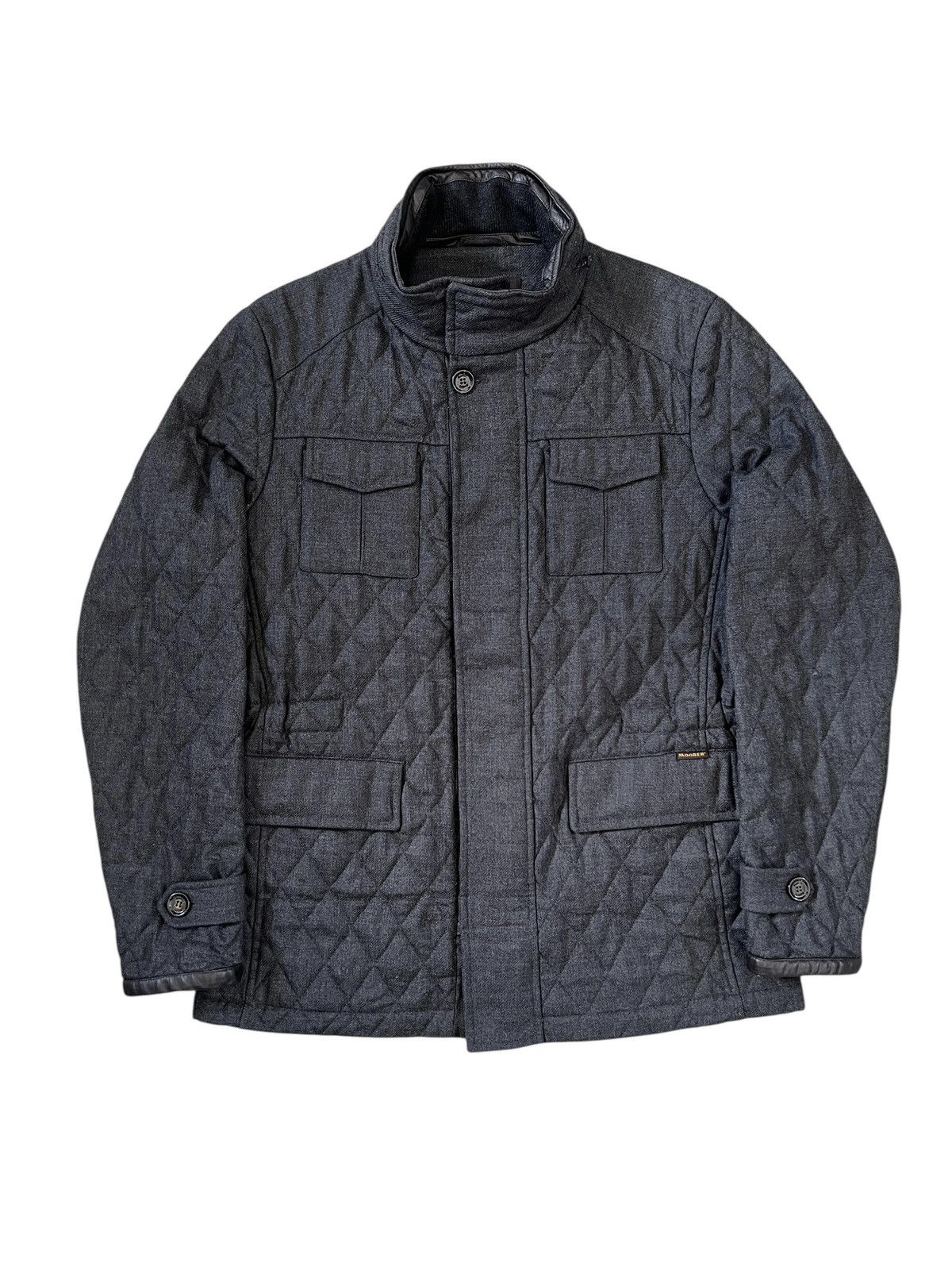 MooRER Moorer Verona Quilted Goose Down Insulated Parka Jacket Size US L / EU 52-54 / 3 - 1 Thumbnail