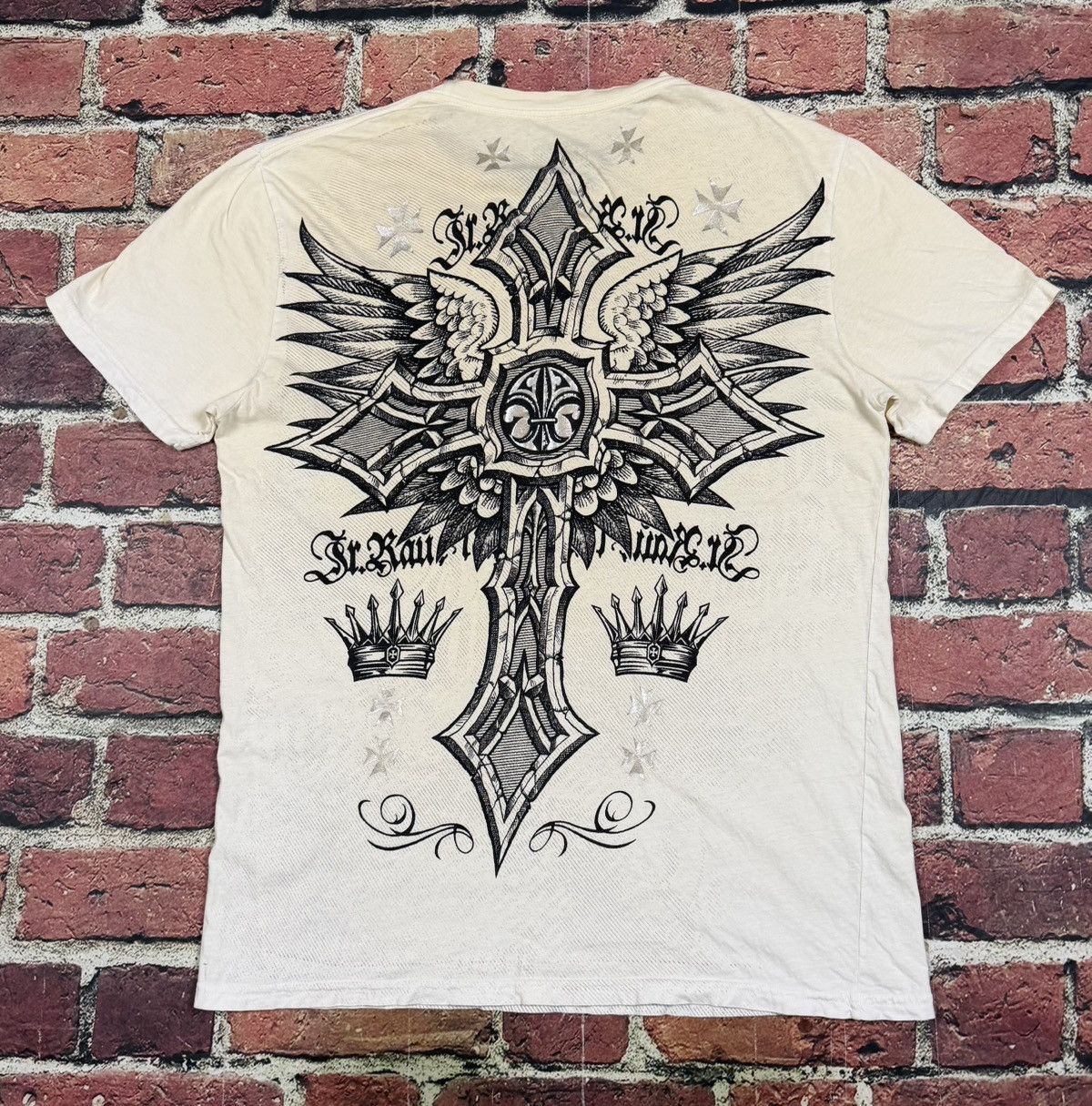 Affliction × Raw State × Southpole Raw State Affliction Cross Y2K 