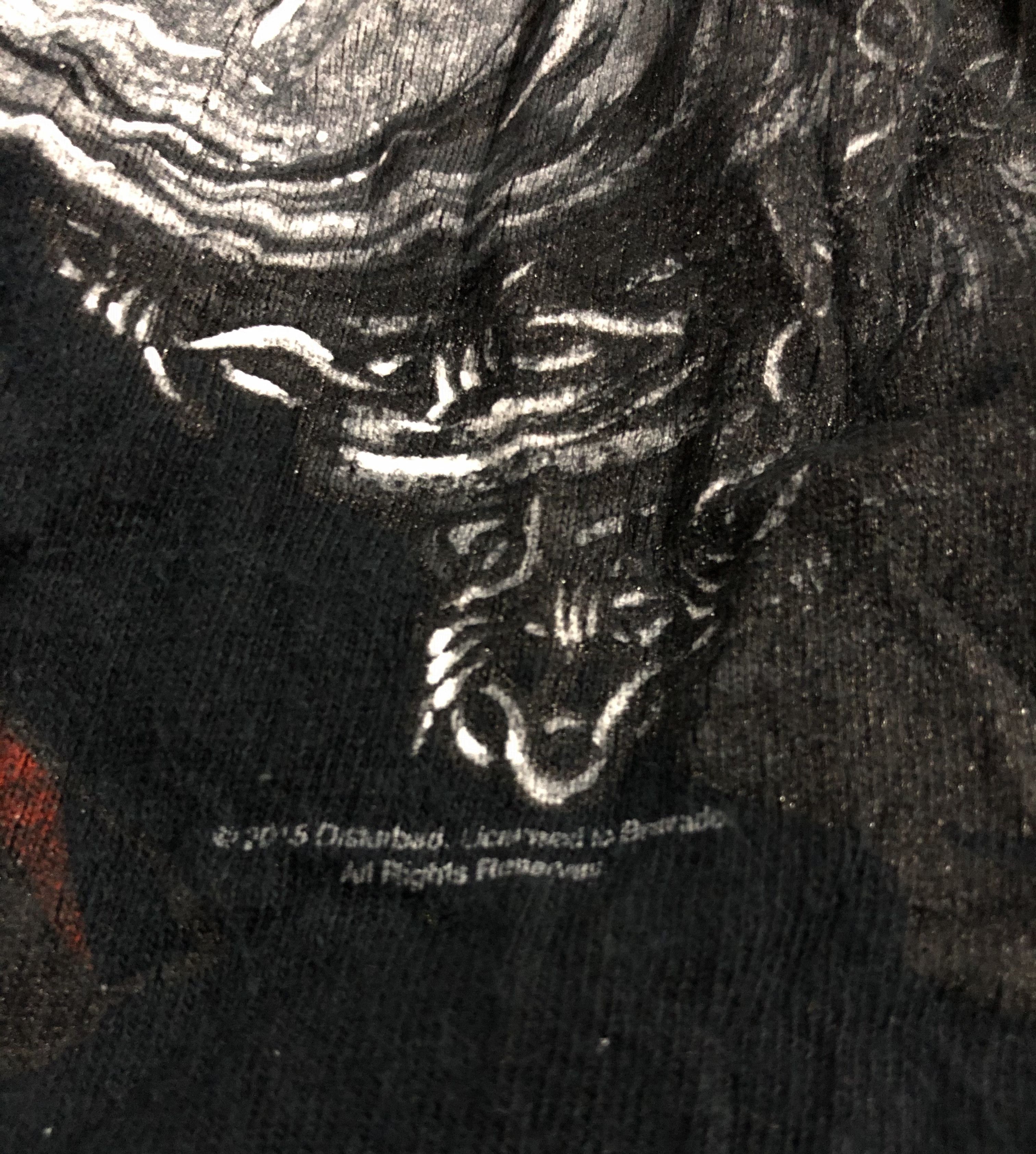 Band Tees Vintage Disturbed Band Tee Tshirt Size US S / EU 44-46 / 1 - 3 Thumbnail