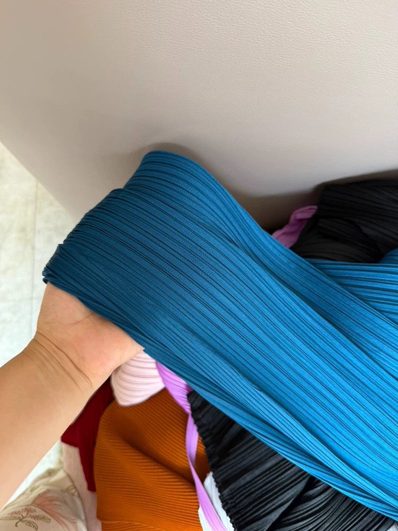 Issey Miyake Issey Miyake size:2 Peacock blue pleated dress Size XS / US 0-2 / IT 36-38 - 6 Thumbnail