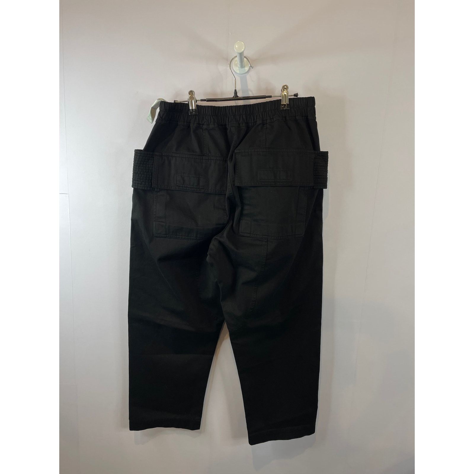 Rick Owens Rick Owens Black Cargo Creatch Dropped Pants Size US 32 / EU 48 - 3 Thumbnail