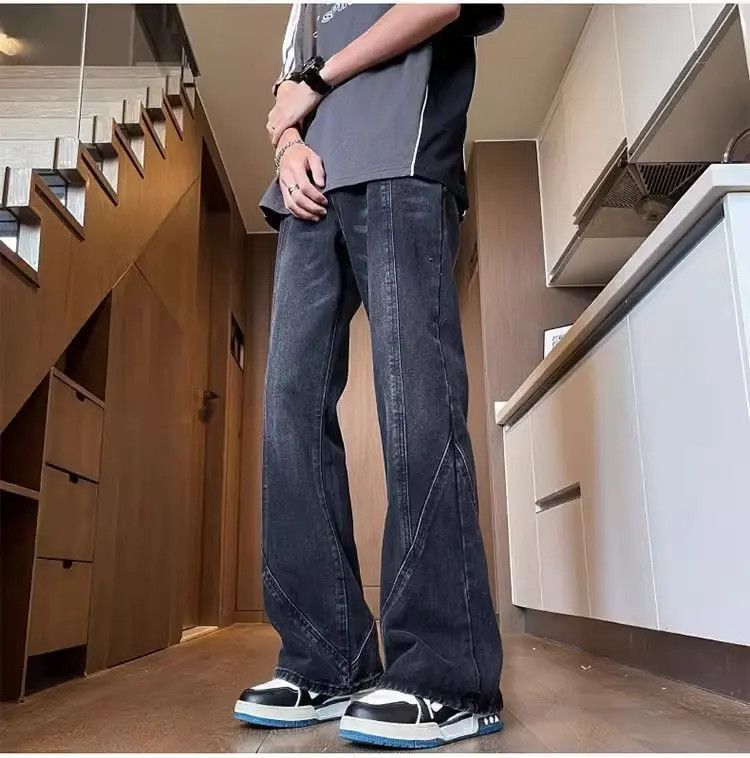Japanese Brand Straight washed casual jeans Size US 32 / EU 48 - 3 Thumbnail