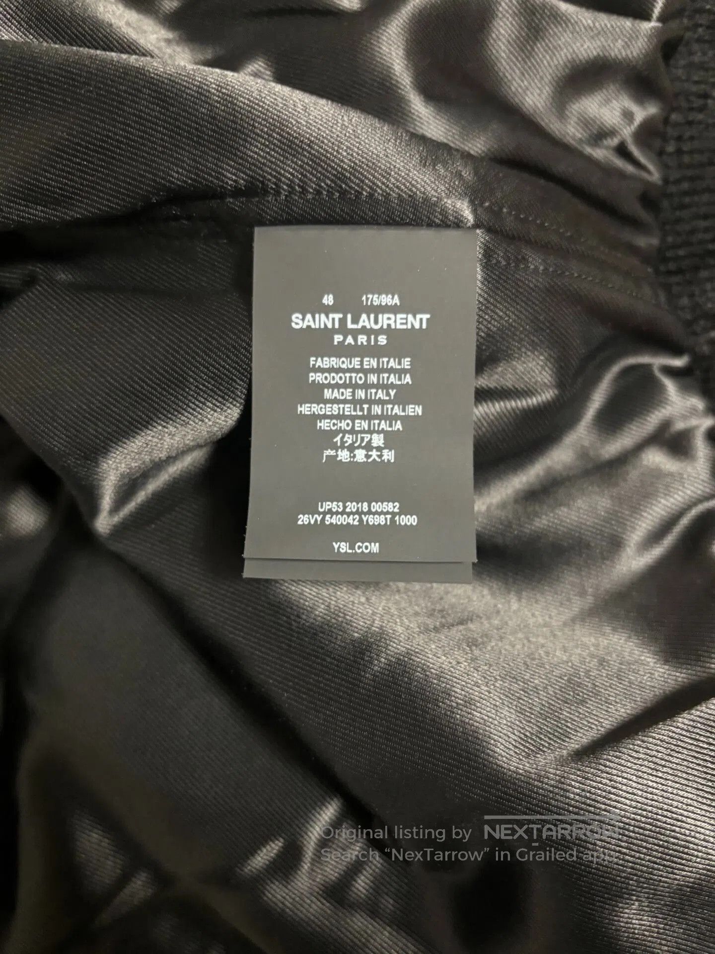 Saint Laurent Paris Saint Laurent Velvet Snake Skin Jacket. Size US M / EU 48-50 / 2 - 7 Thumbnail