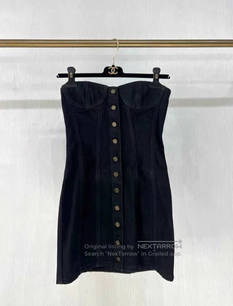 white christmas dresses Denim Dress main image 1