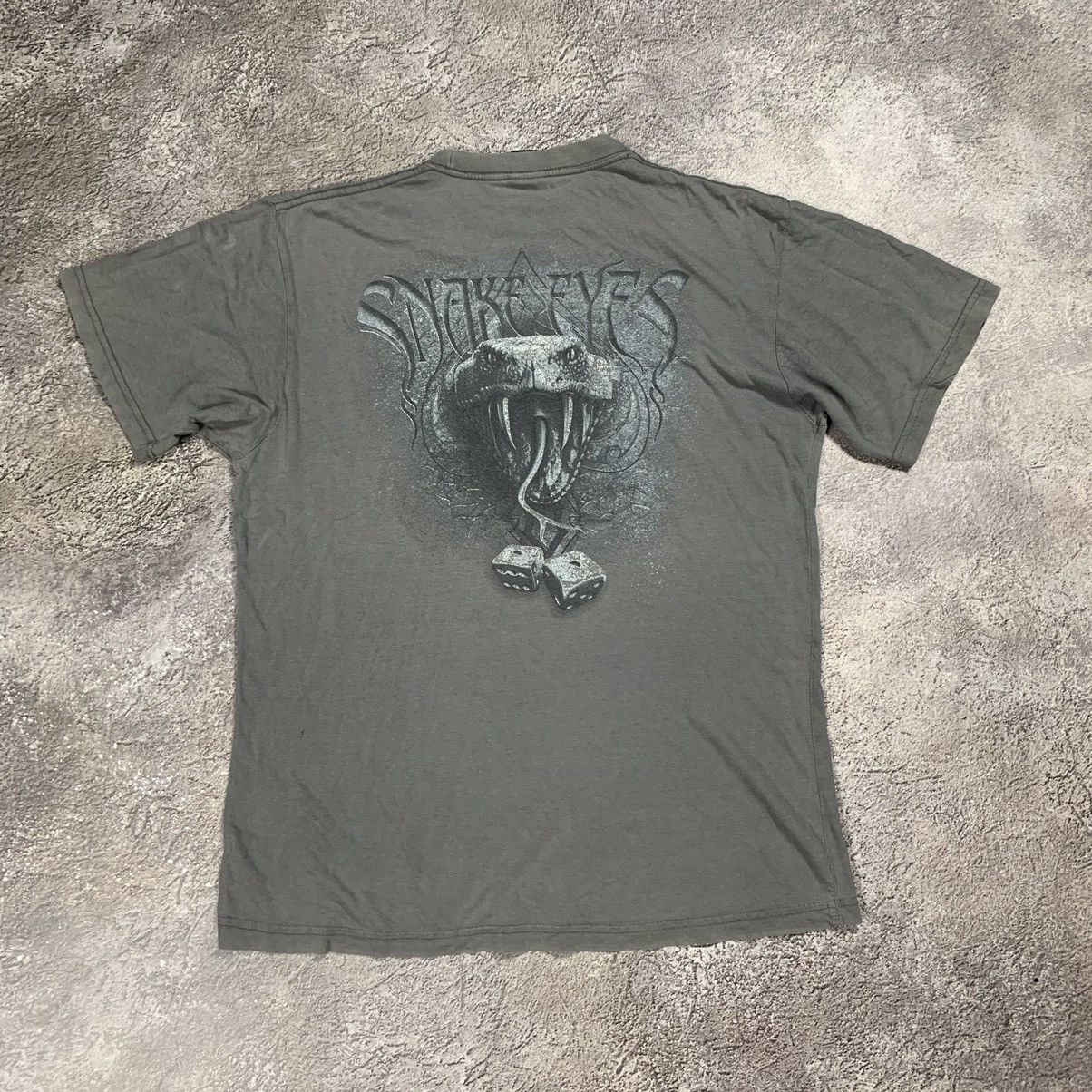 Vintage Vintage 90s Horror Skeleton Graphic Tee Sun Faded Grunge L Size US L / EU 52-54 / 3 - 3 Thumbnail