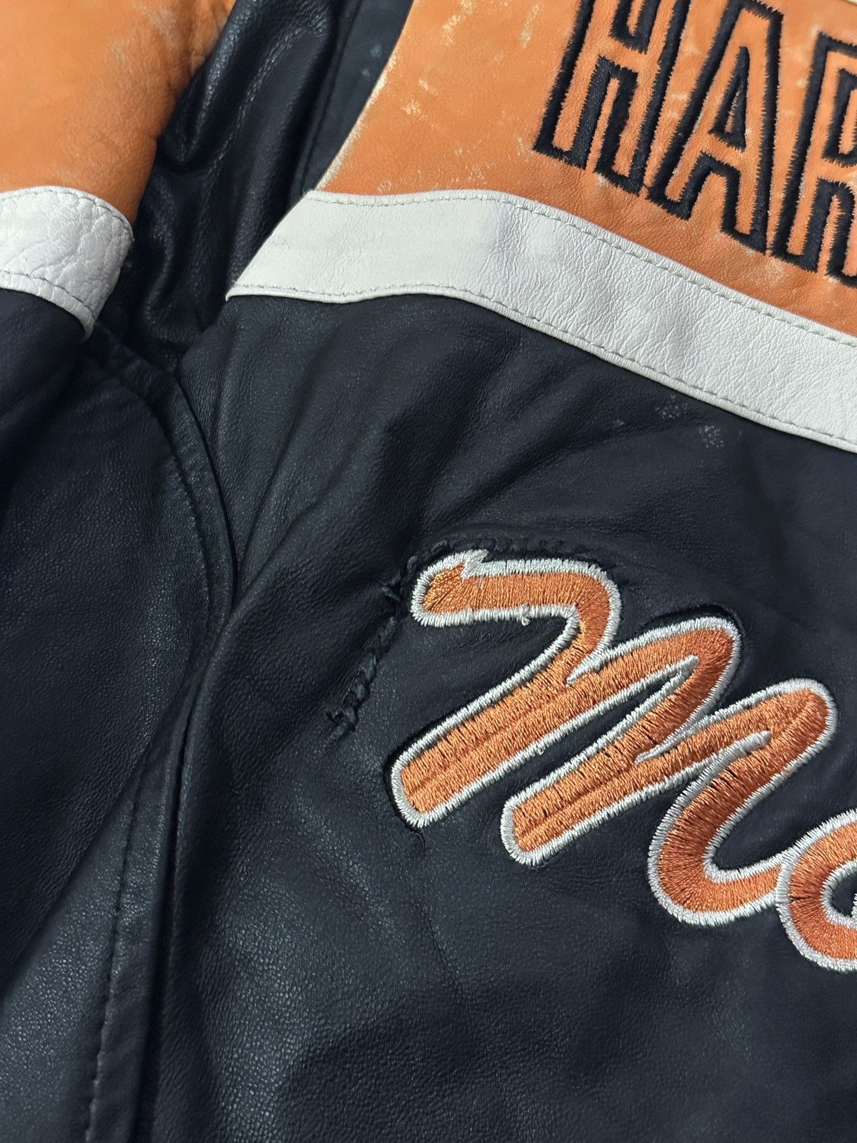 Harley Davidson Harley-Davidson Victory Lane Leather Riding Jacket Size S Size US S / EU 44-46 / 1 - 19 Thumbnail