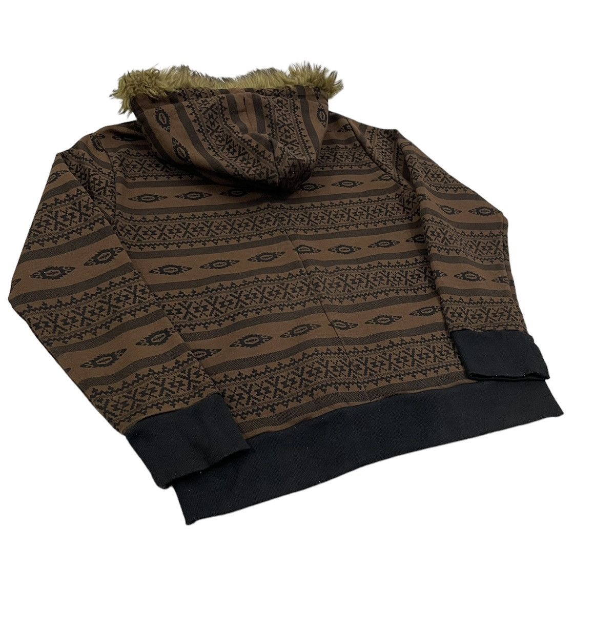 Japanese Brand Drift Rage Japan Navajo Fur Hoodie Size US S / EU 44-46 / 1 - 5 Thumbnail