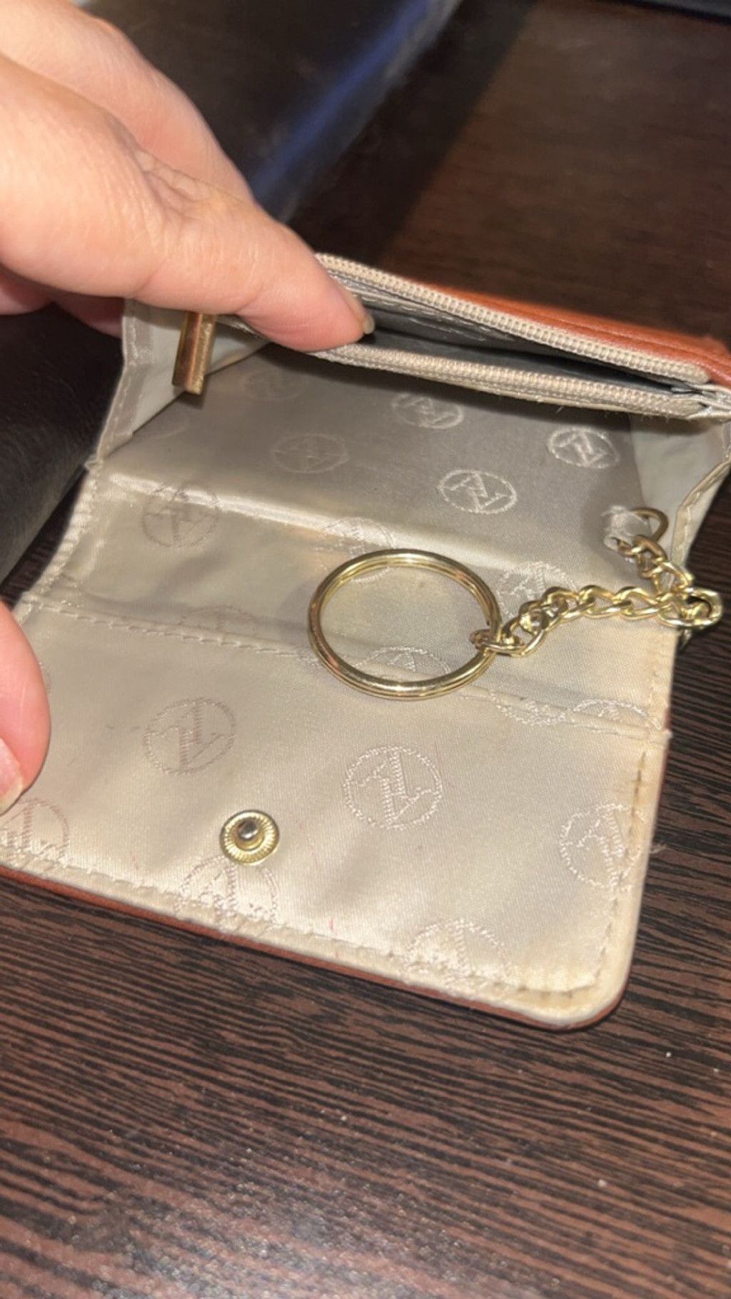 The Unbranded Brand Women's Brown Key & Card Holder One Size Size ONE SIZE - 3 Thumbnail
