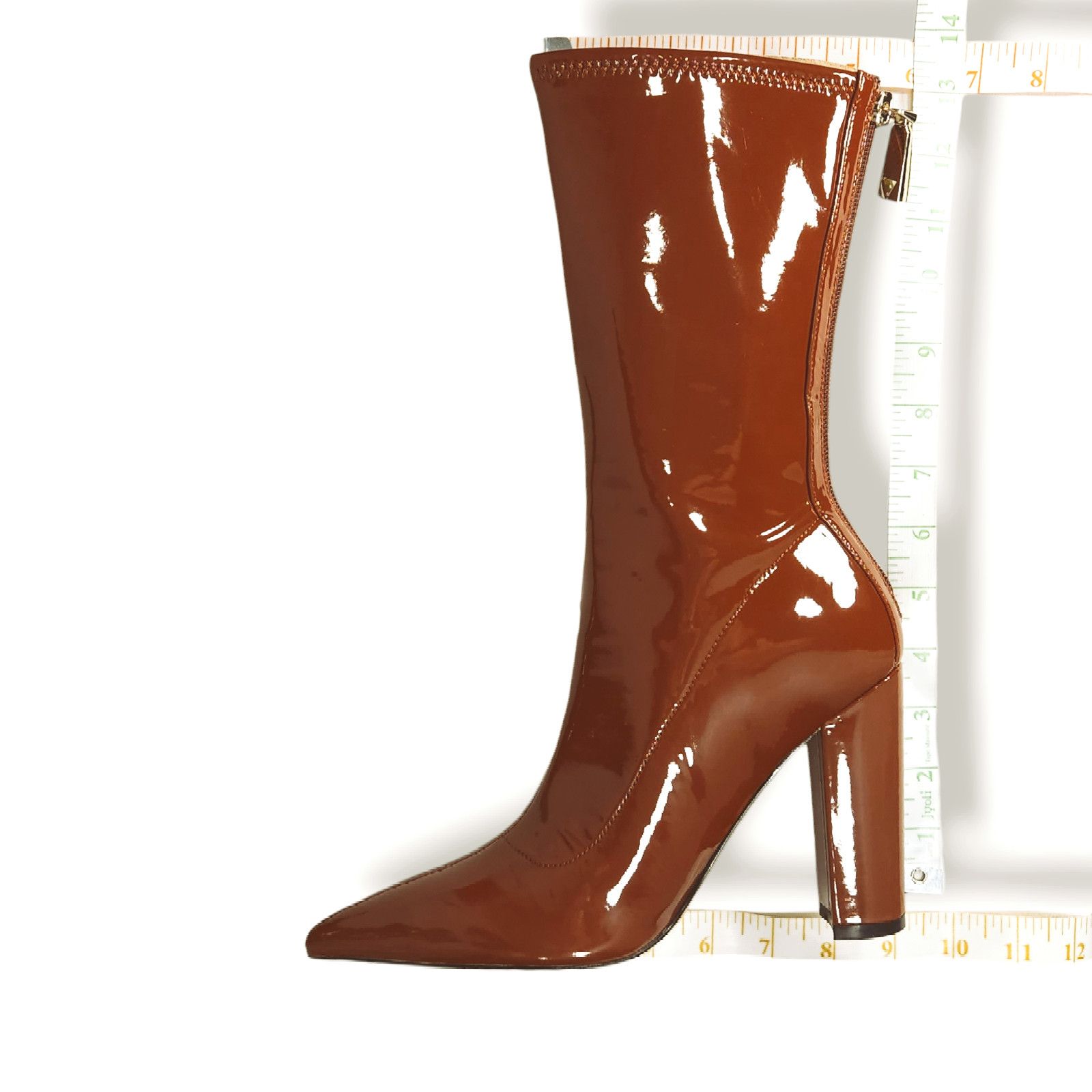 Guess NWOB Guess Abbale Mid-Calf Block Heel Boots Sz. 7.5M Caramel Size US 7.5 / IT 37.5 - 9 Thumbnail