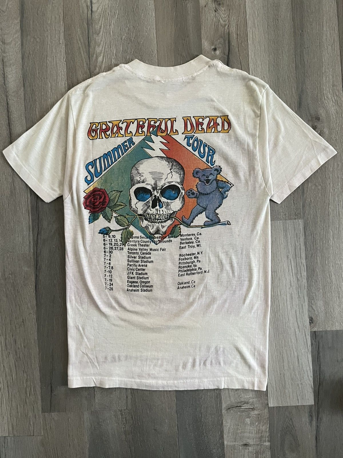 Grateful Dead 1987 Grateful Dead “It’s Worth the Trip” Tour Tee Size US S / EU 44-46 / 1 - 2 Thumbnail