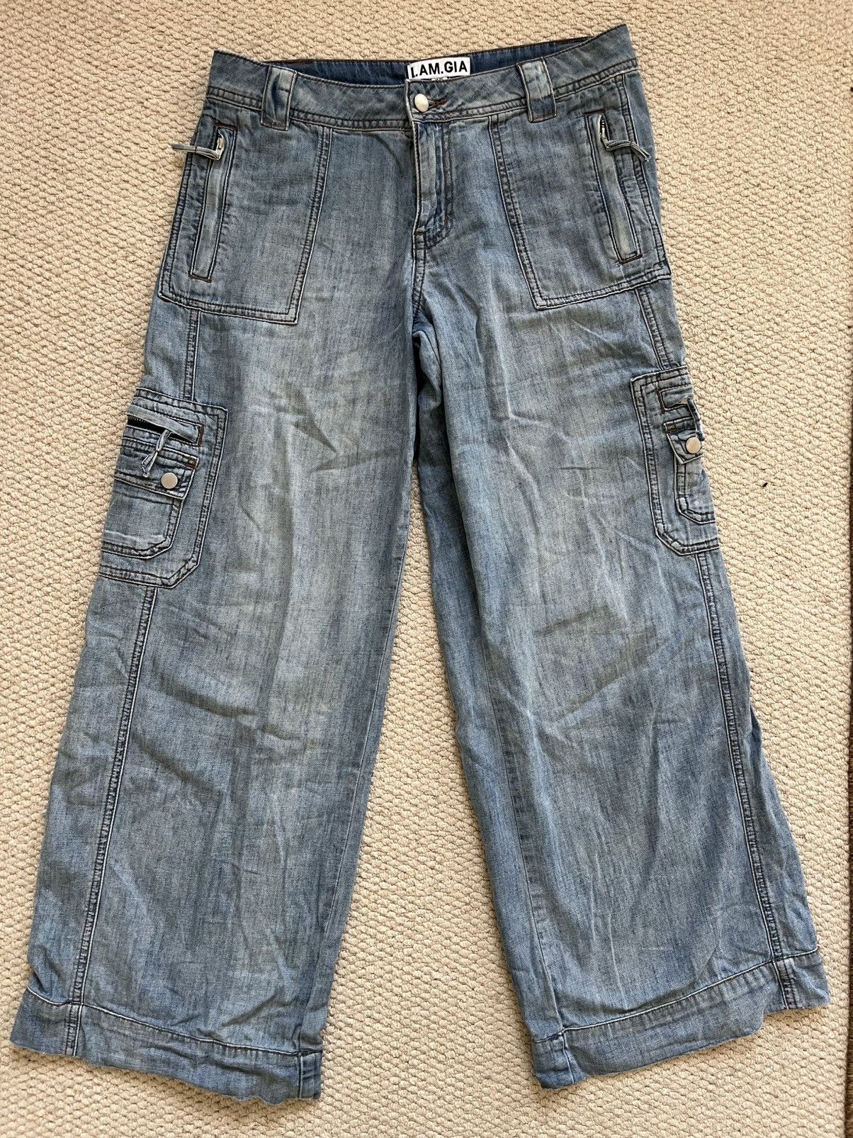 I.AM.GIA Grungy Carpenter Jeans Size 27" / US 4 / IT 40 - 2 Thumbnail