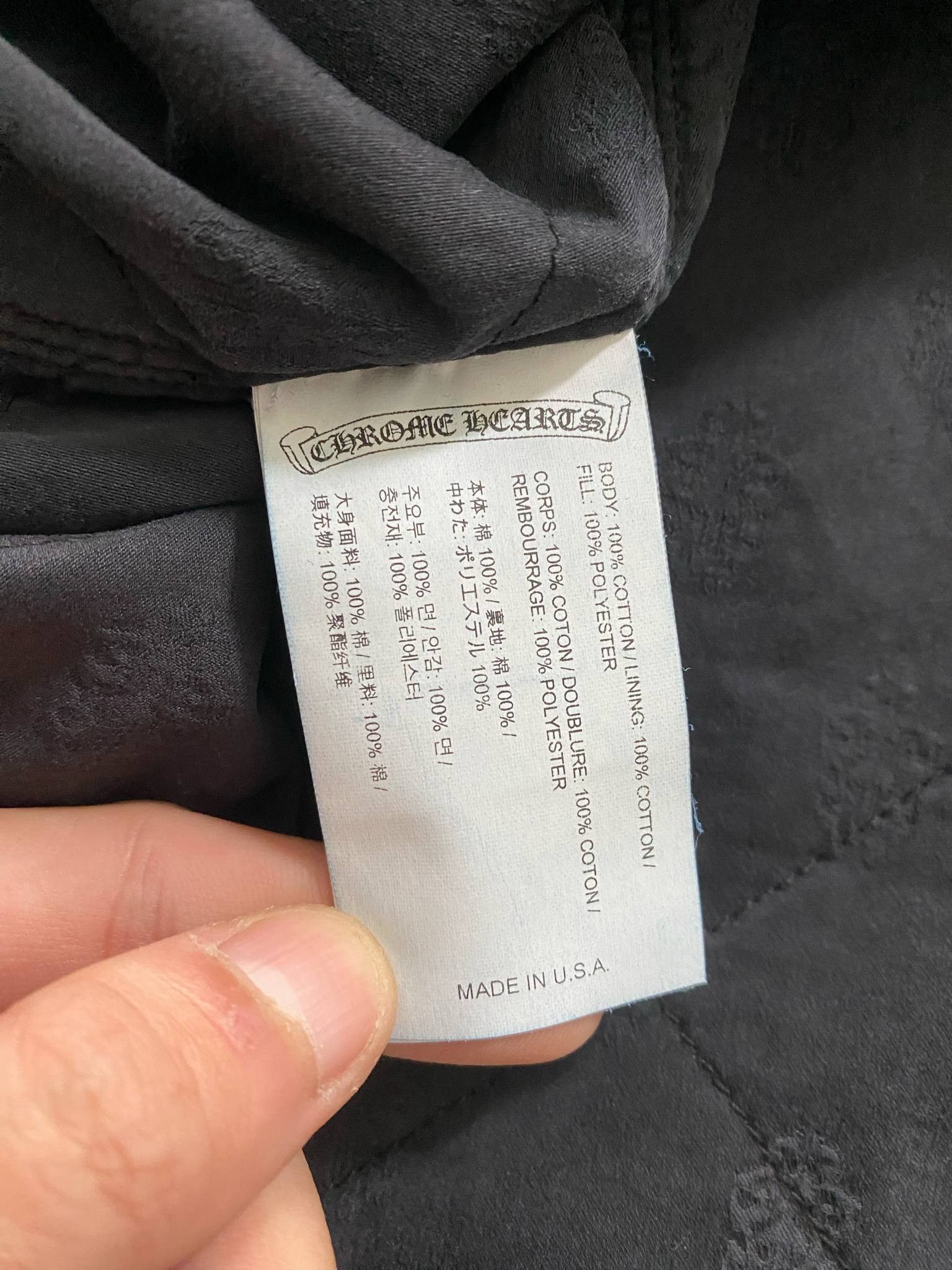 Chrome Hearts CHROME HEARTS Work’n Garage WSH Denim White Print Size US L / EU 52-54 / 3 - 14 Thumbnail