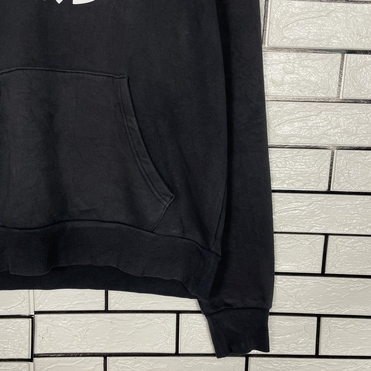Adidas Adidas Big Logo Black Pullover Hoodie Size US M / EU 48-50 / 2 - 4 Thumbnail