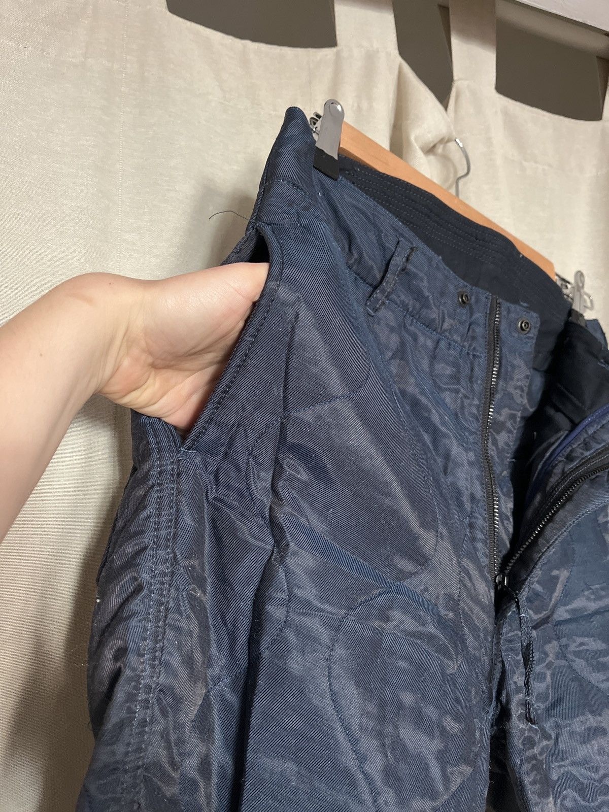 Engineered Garments Engineered Garments size 30 E-1 Quilted Twill Lining Pants Size US 30 / EU 46 - 4 Thumbnail