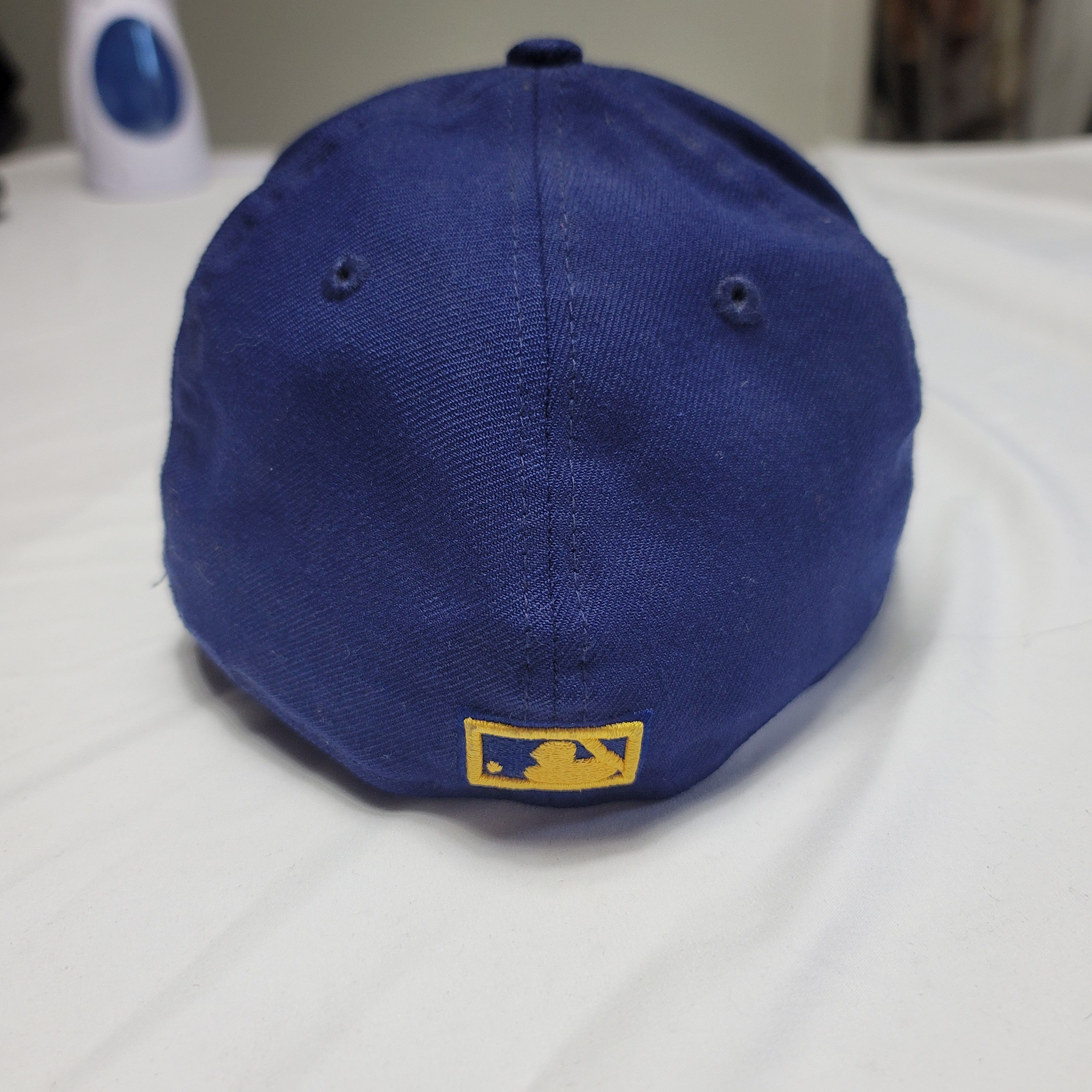 New Era New Era Blue and Yellow Seattle Mariners Cap 7 1/4 (57.7 cm) Size ONE SIZE - 4 Thumbnail
