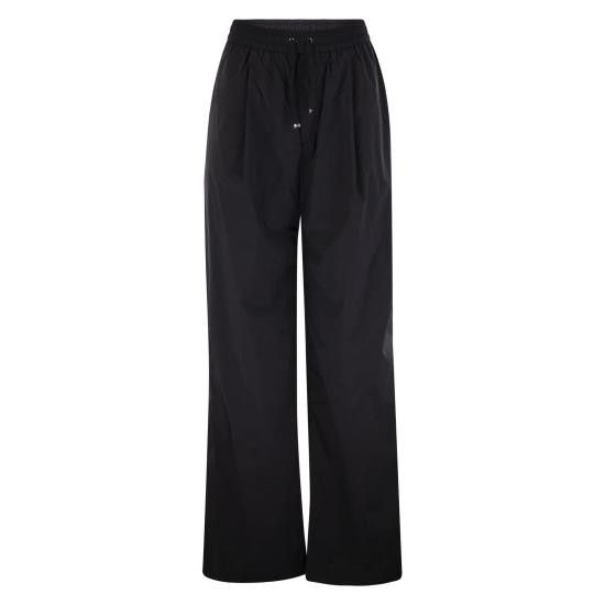 Herno HERNO Women Straight Pants PT00009DR BLACK Size 30" / US 8 / IT 44 - 1 Thumbnail