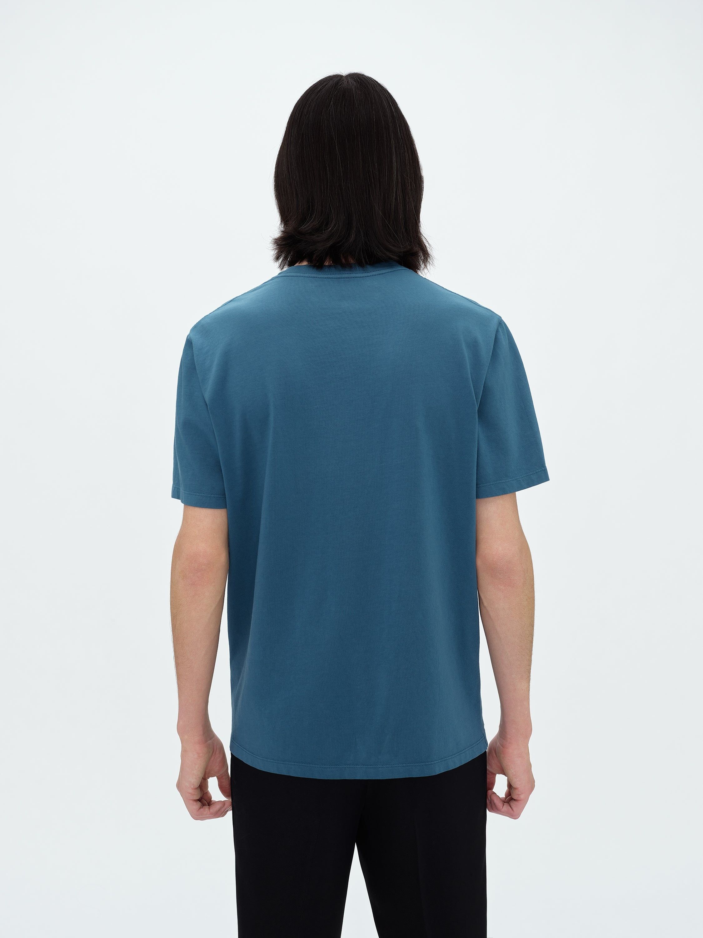 Amiri o1w1db10125 Logo T-Shirt in Blue Size US L / EU 52-54 / 3 - 4 Thumbnail