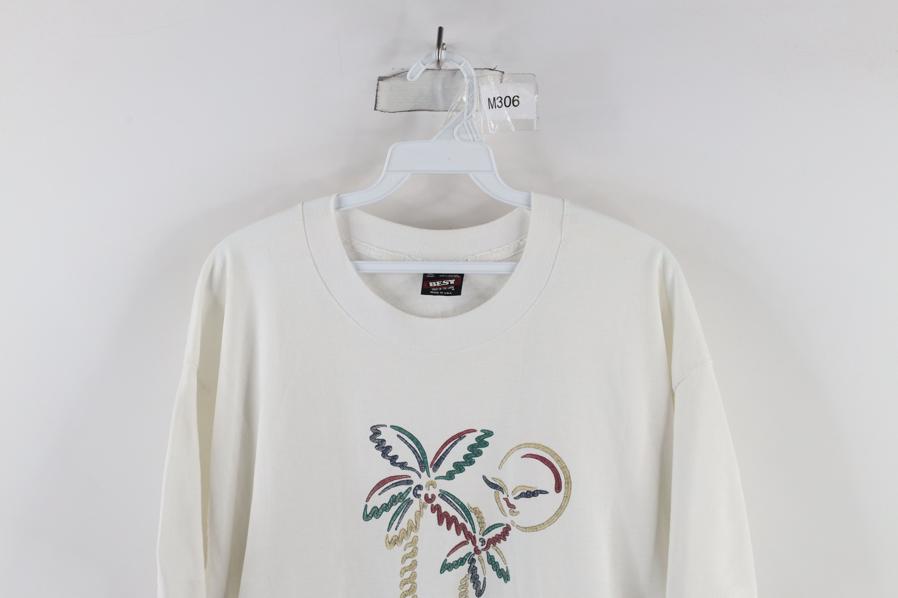 Vintage Vintage 90s Streetwear Virginia Beach Palm Tree T-Shirt USA Size US XL / EU 56 / 4 - 2 Thumbnail