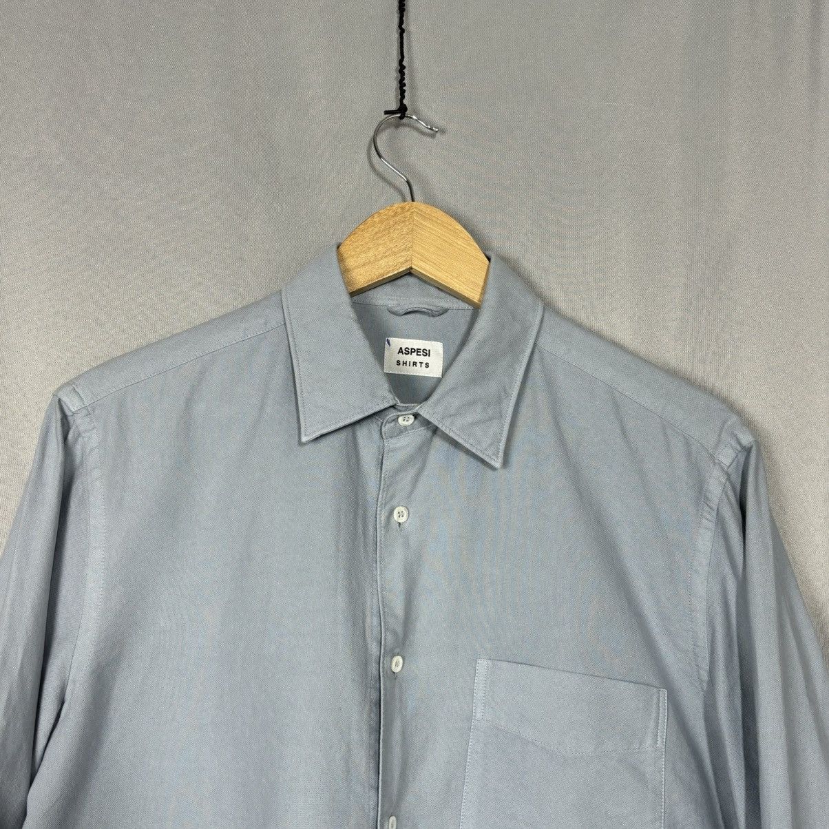 Aspesi Aspesi shirt button up luxury rare grey size medium Size US M / EU 48-50 / 2 - 3 Thumbnail