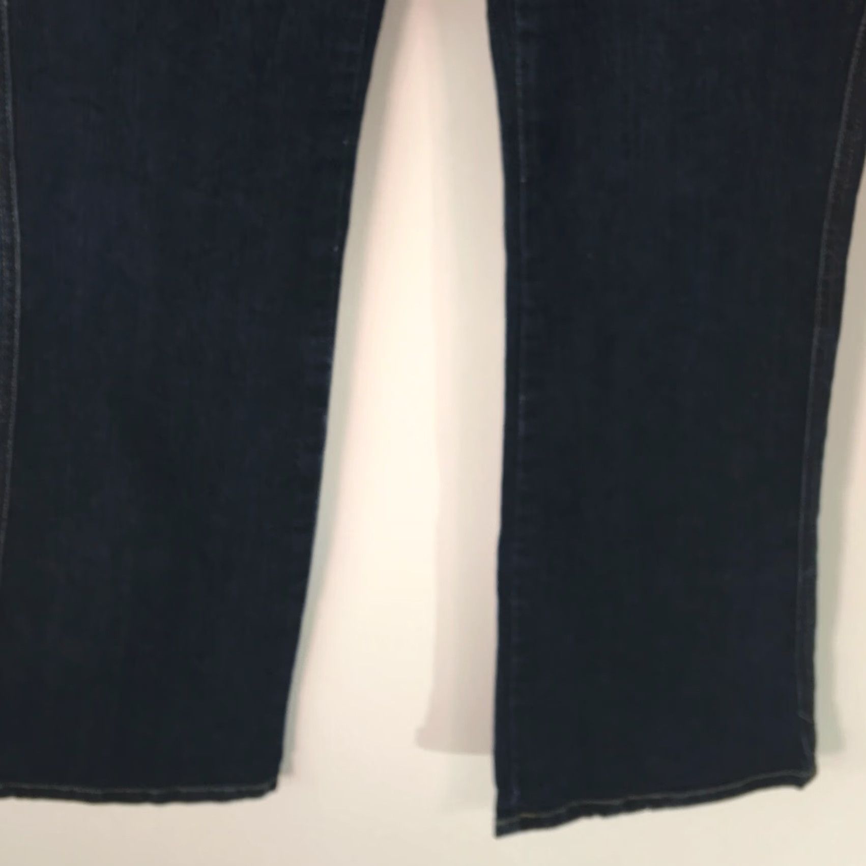 Guess GUESS Boot Cut Sweetheart Blue Denim Jeans Women 29 Regular 34x32 Stretch Ultra Low Rise 5-Pocket Designer Womens Size 29" - 4 Thumbnail