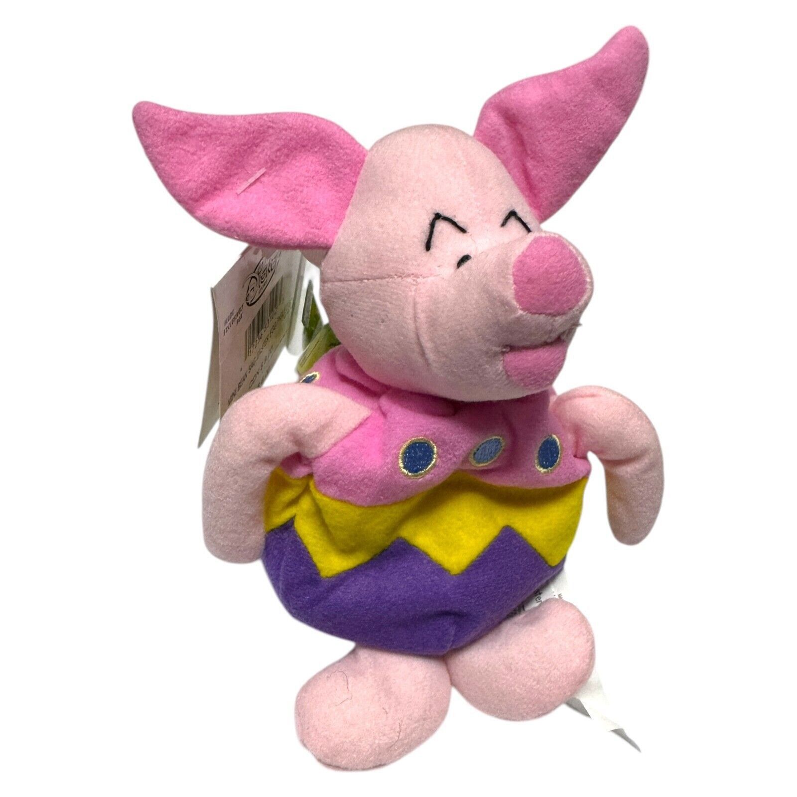 Disney NWT 90s Disney Store EASTER EGG PIGLET Vintage DISNEY Beanie Size ONE SIZE - 7 Thumbnail