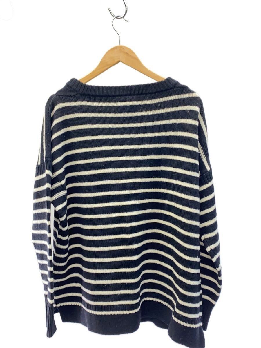 Number (N)ine NUMBER NINE OVERSIZE WOOL BORDER STRIPE SWEATER Size US M / EU 48-50 / 2 - 5 Thumbnail