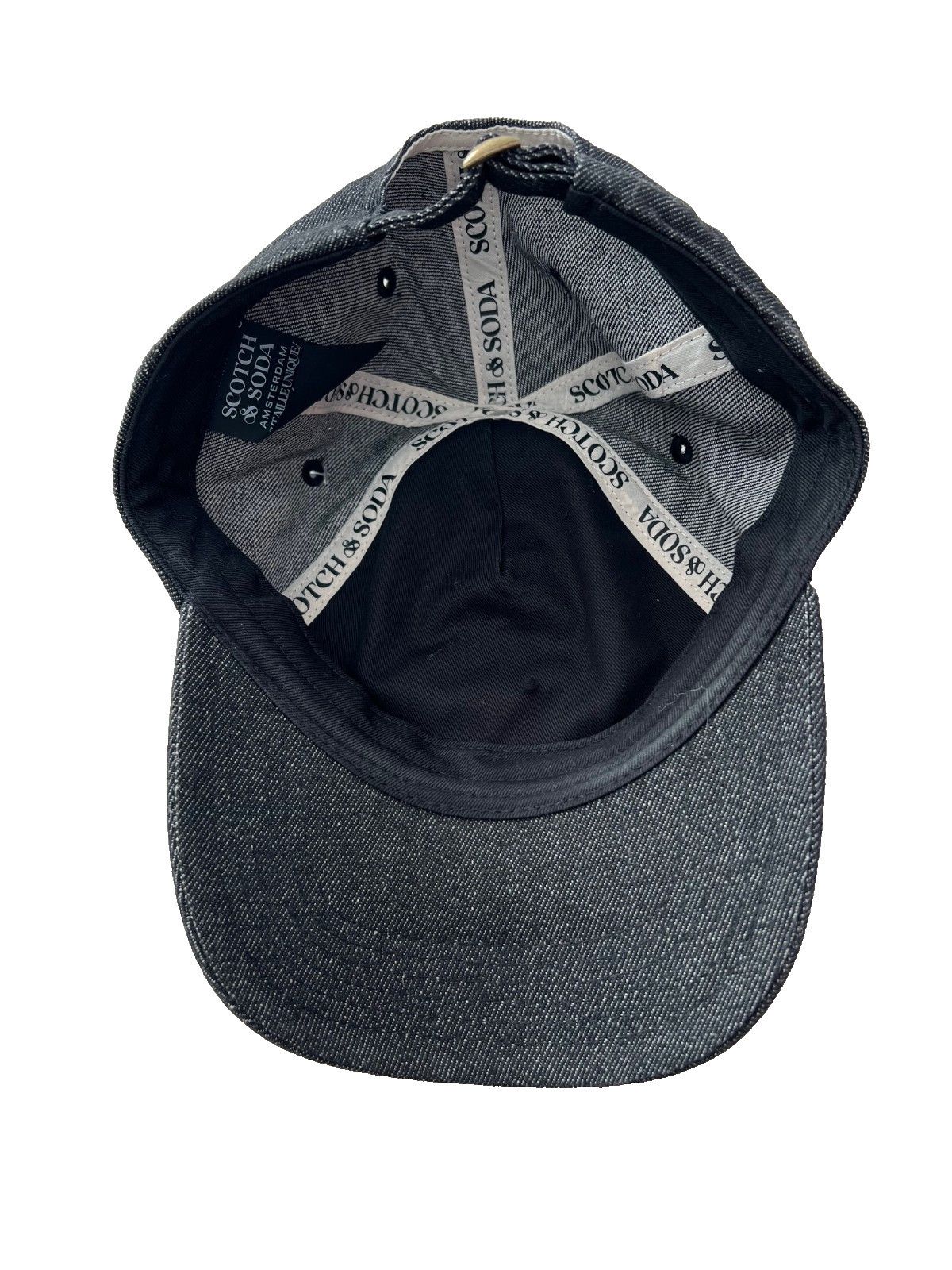 Scotch & Soda Scotch & Soda Merit Denim Adjustable Cap Black / Pink Size ONE SIZE - 4 Thumbnail